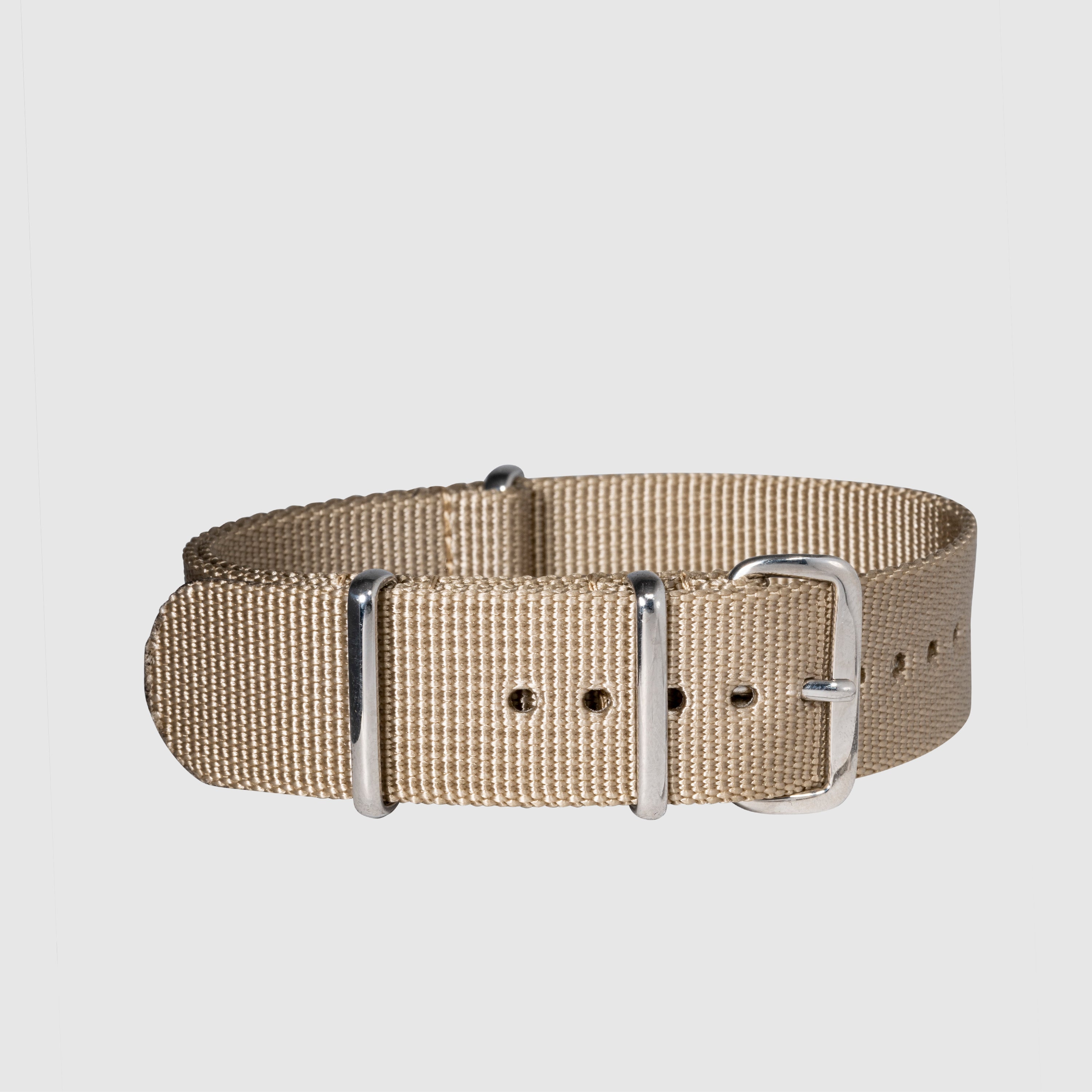 Nato Strap Light Khaki (Multiple Sizes)