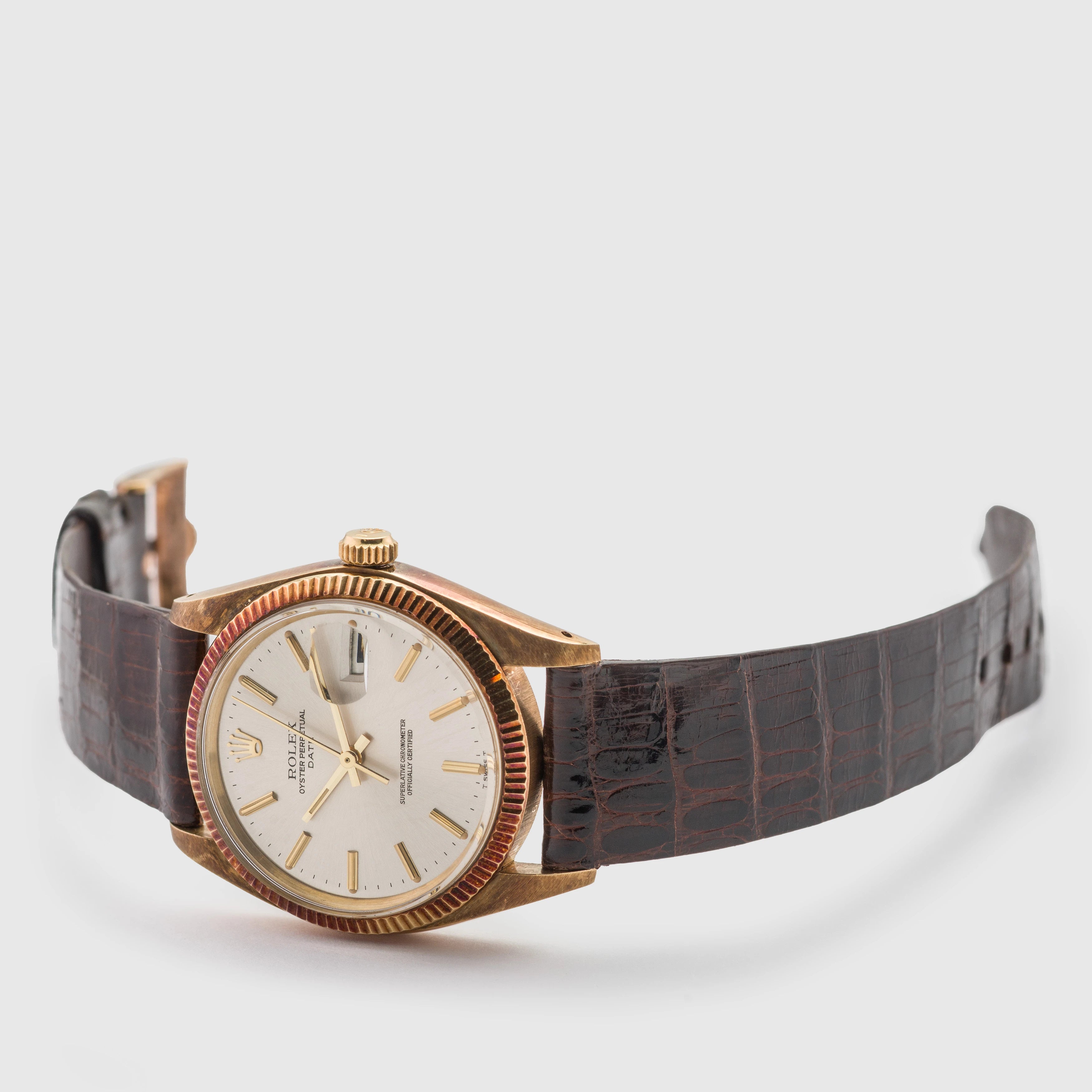 1979 Rolex Oyster Perpetual Date 14k Yellow Gold 'like new' Ref. 1503