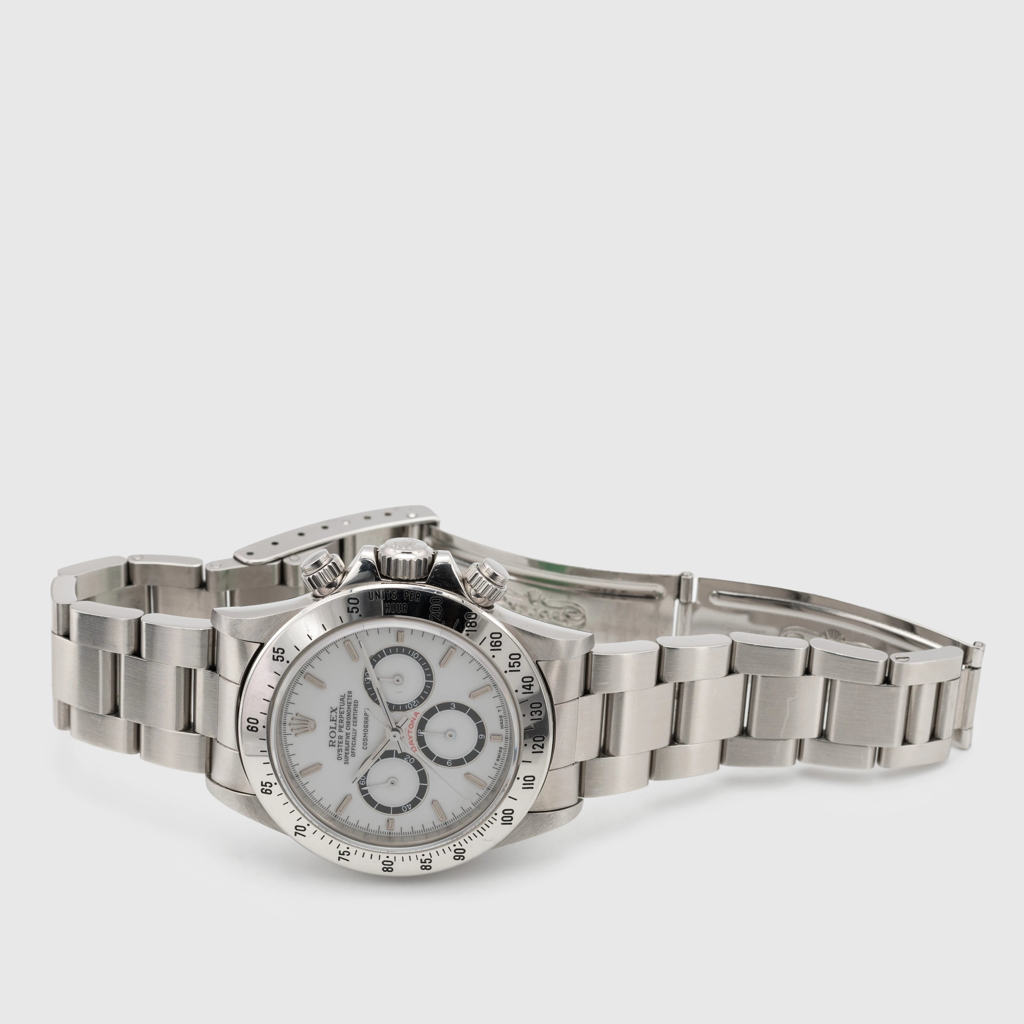 1988 Rolex Daytona R9 Porcelain Dial Unpolished Ref. 16520 (Box & Booklets)