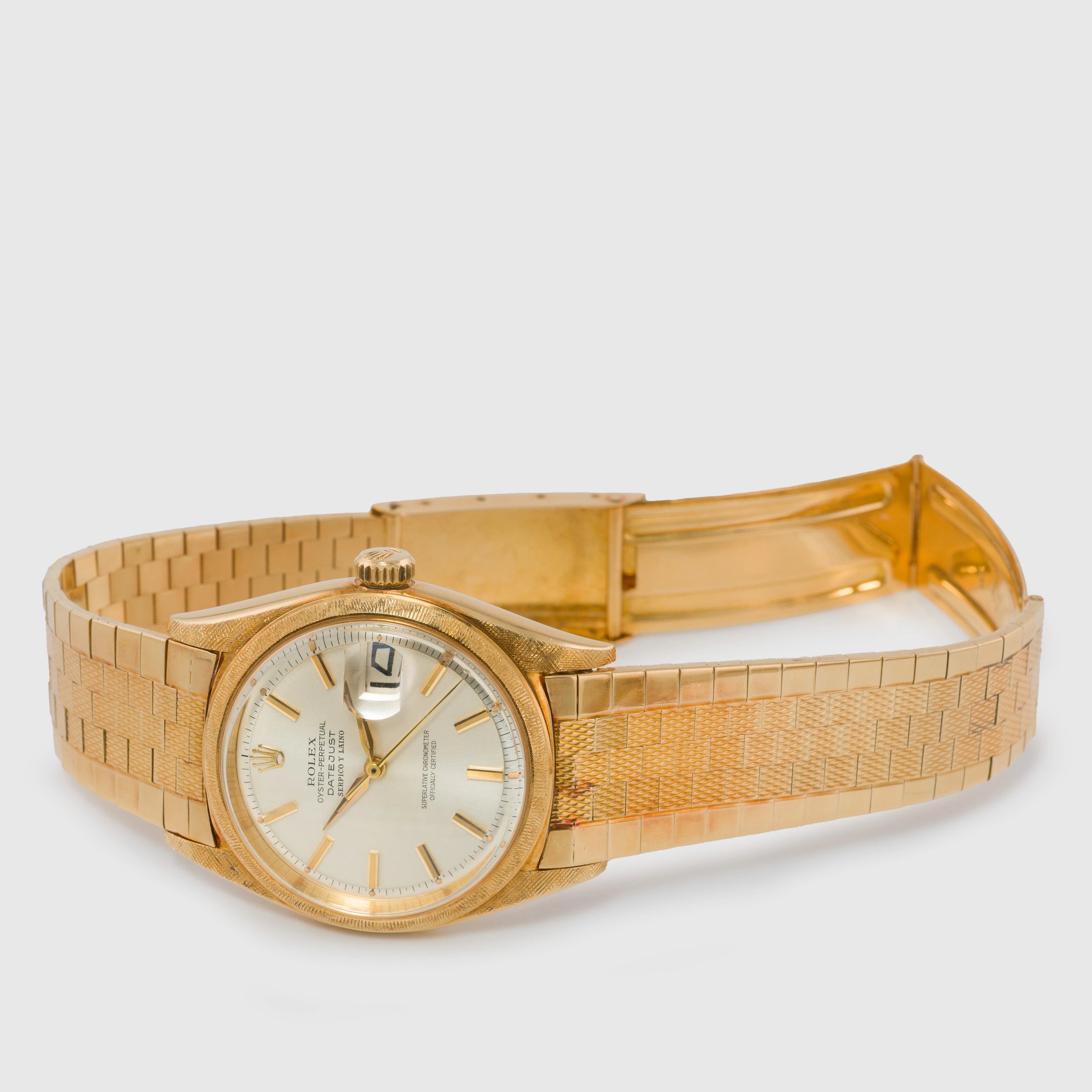 1962 Rolex Datejust Serpico Y Laino with Special Bracelet Ref. 1602