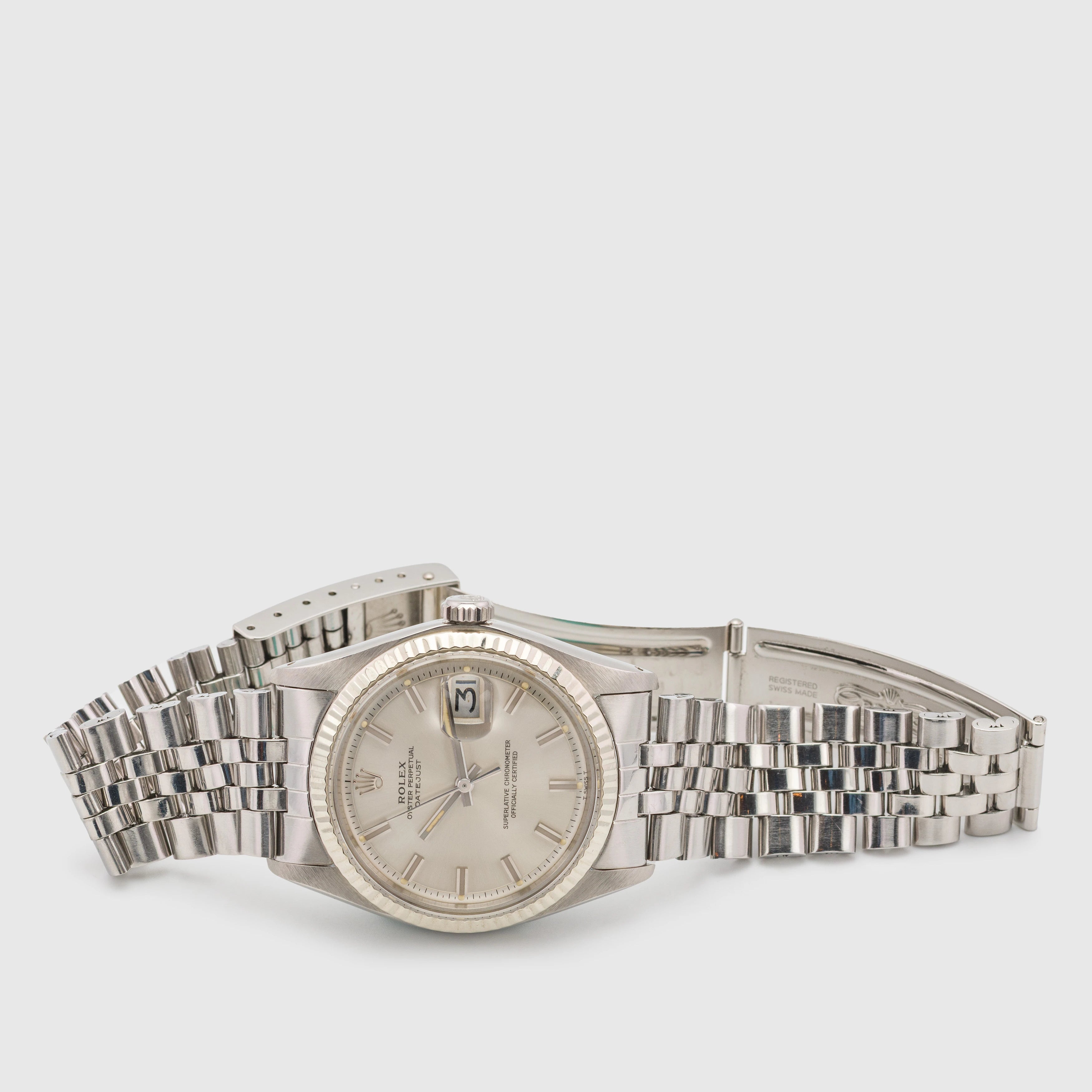 1975 Rolex Datejust Wide Boy Ref. 1601 (Box & Papers)