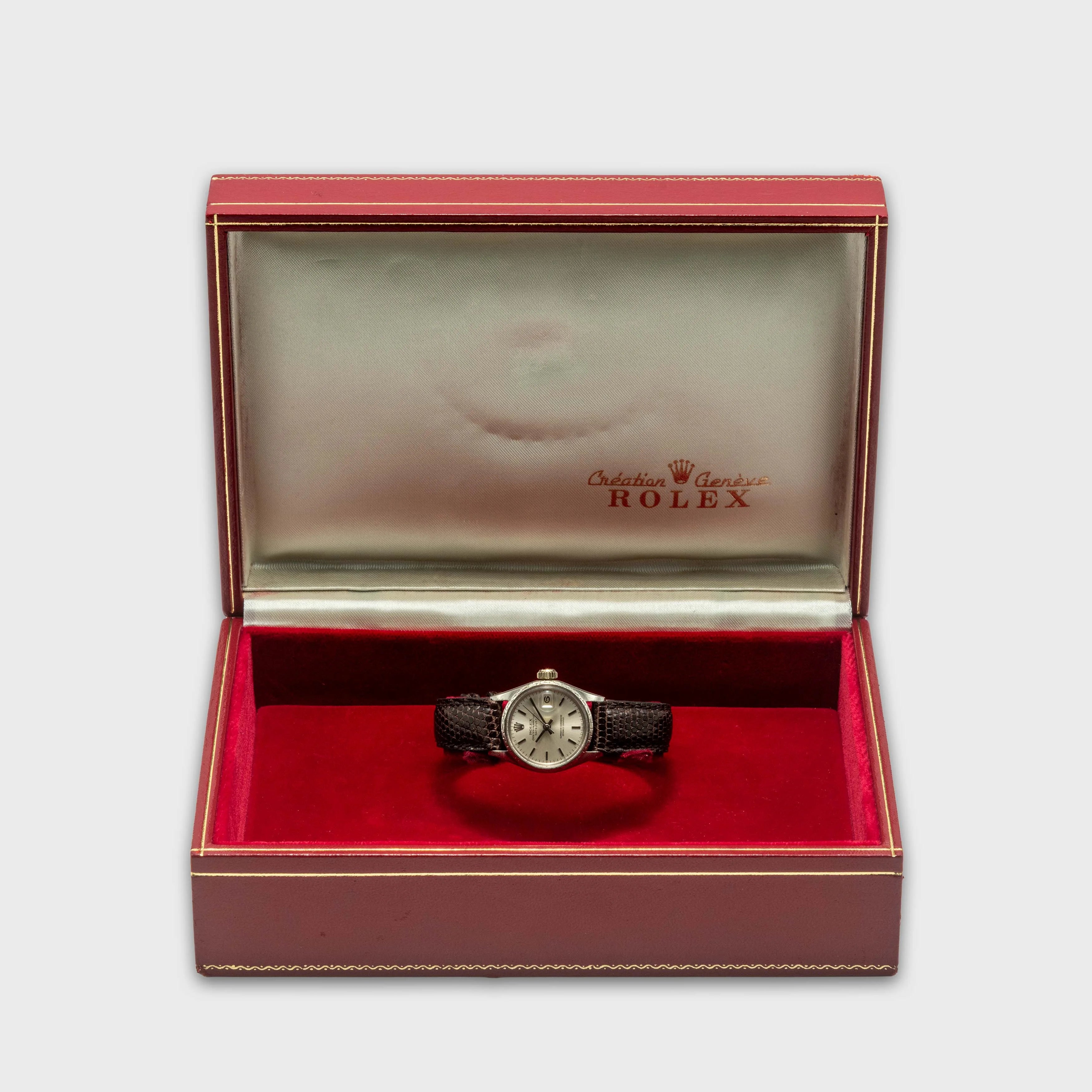 1972 Rolex Lady Datejust 18k White Gold Ref. 6702 (with Box)