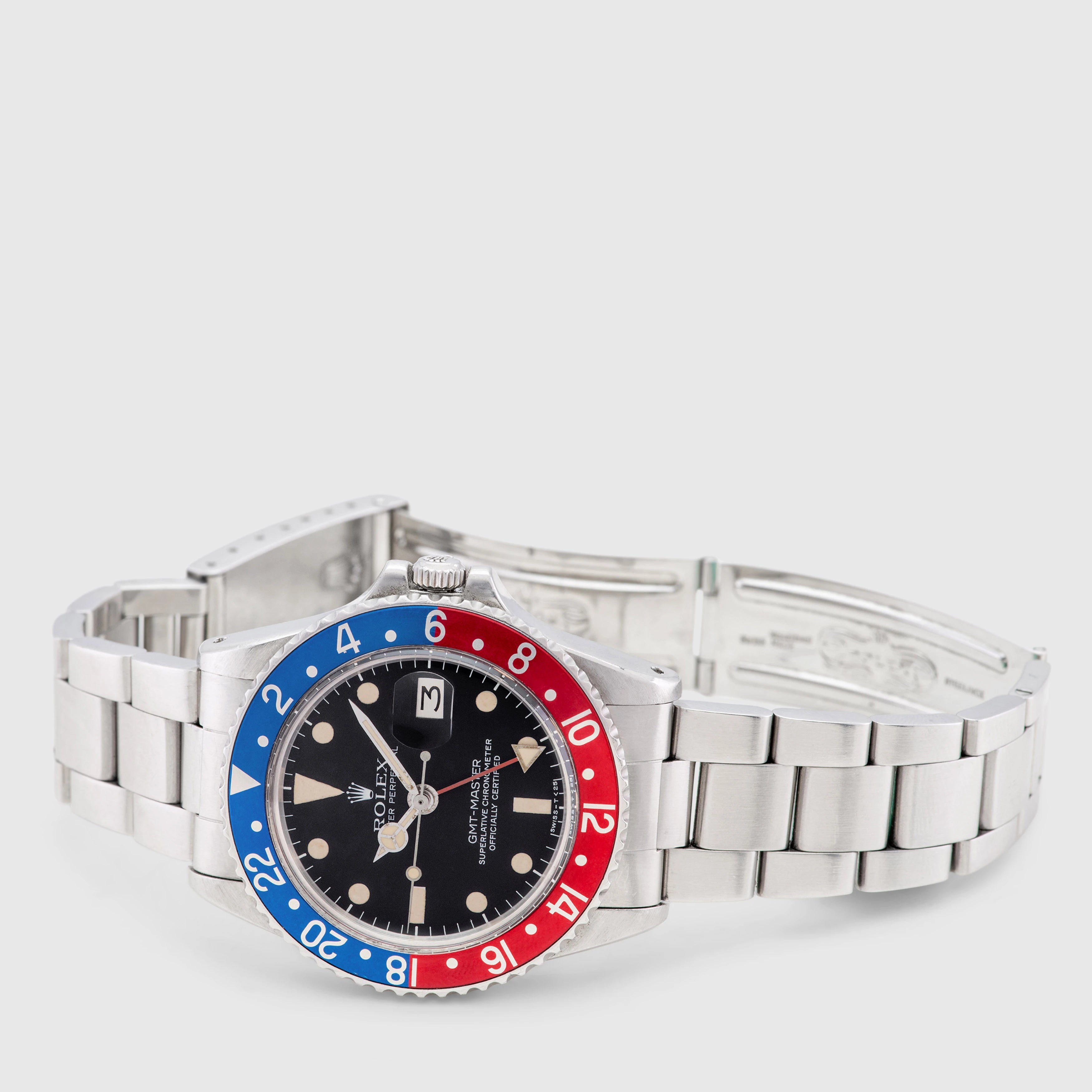 1978 Rolex GMT Master Pepsi Stainless Steel Ref. 1675