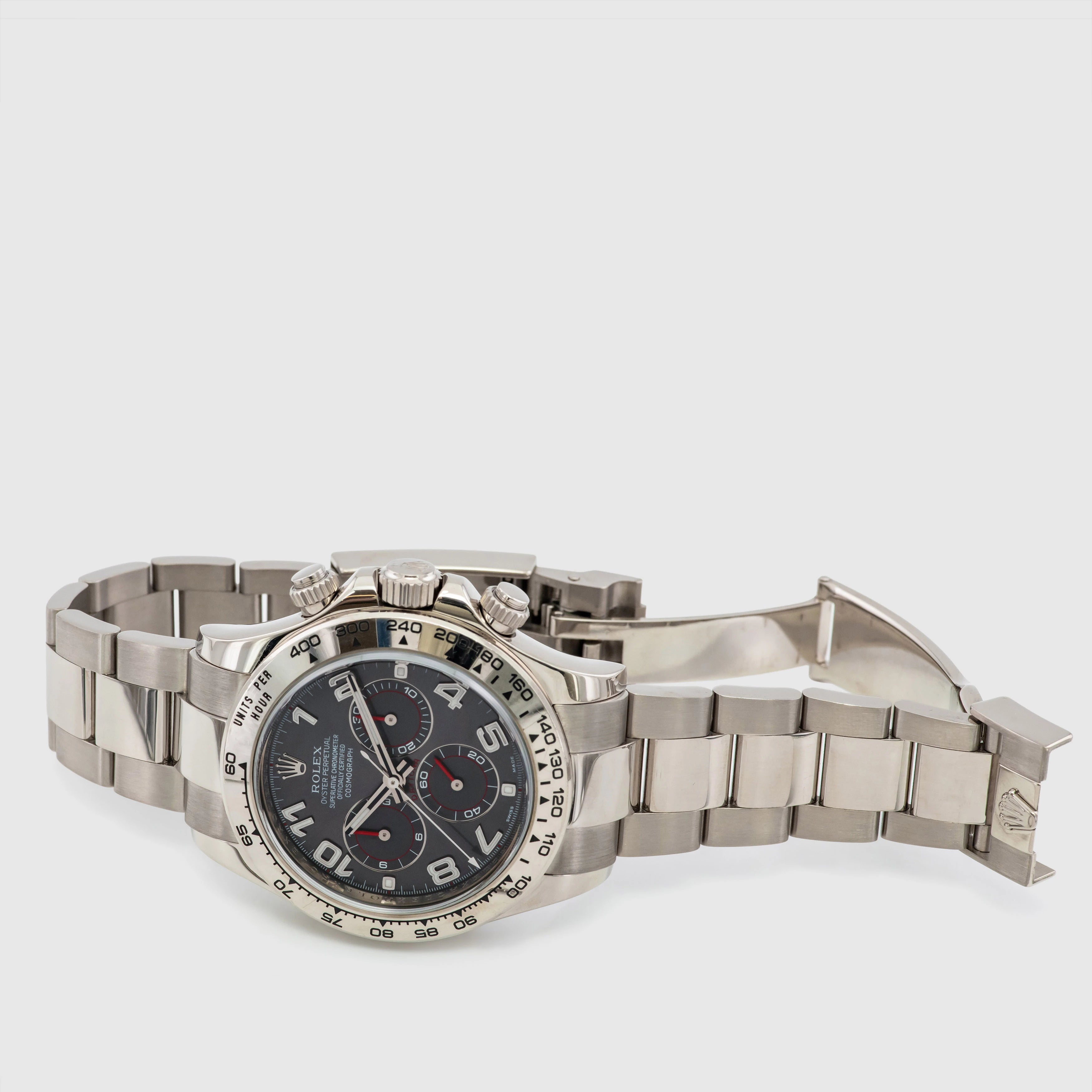 2010 Rolex Daytona Grey Racing Dial Ref. 116509 (Box & Certificate)