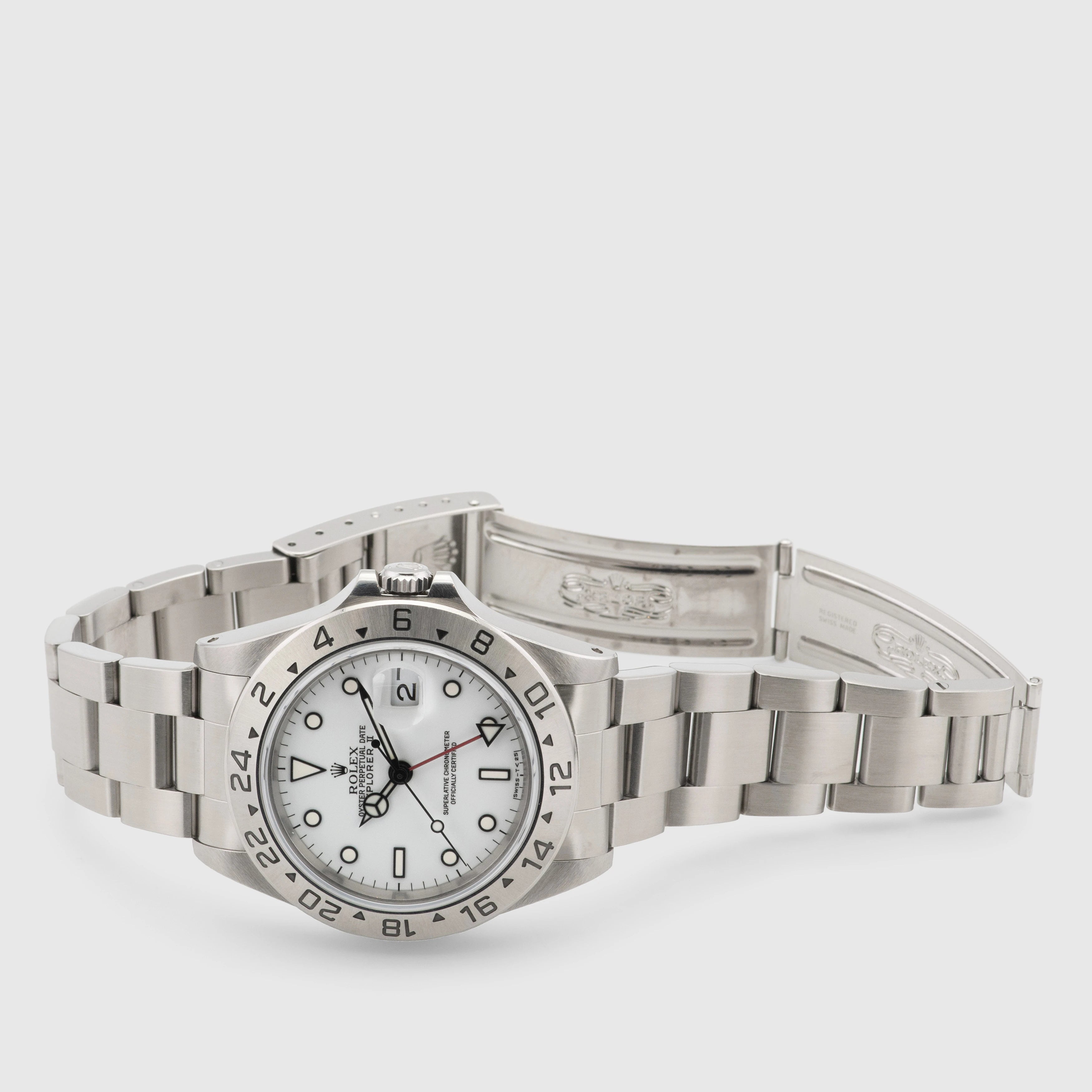 1995 Rolex Explorer II White Dial Ref. 16570 (with CPO Warranty)