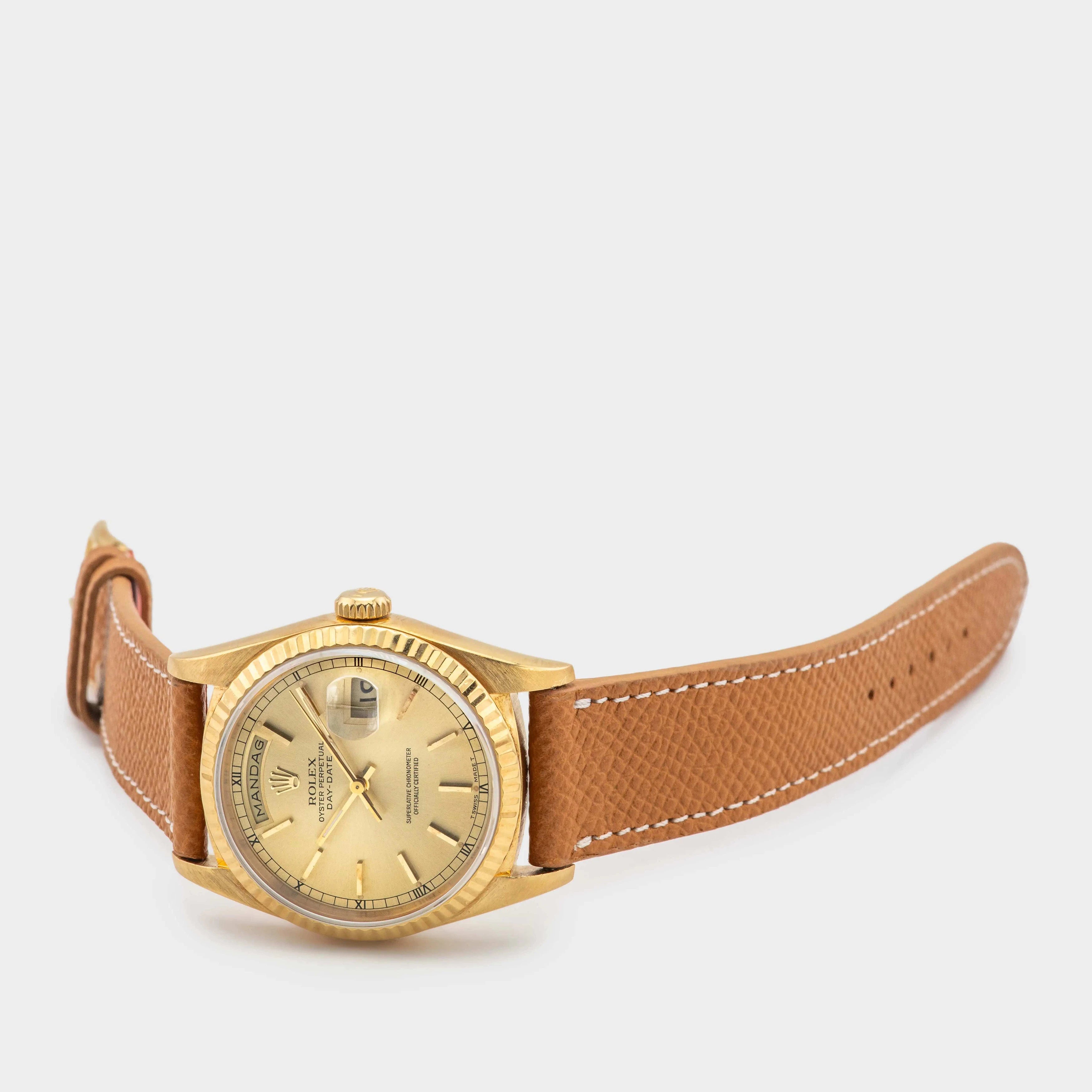 1989 Rolex Day Date Champagne Dial Ref. 18238