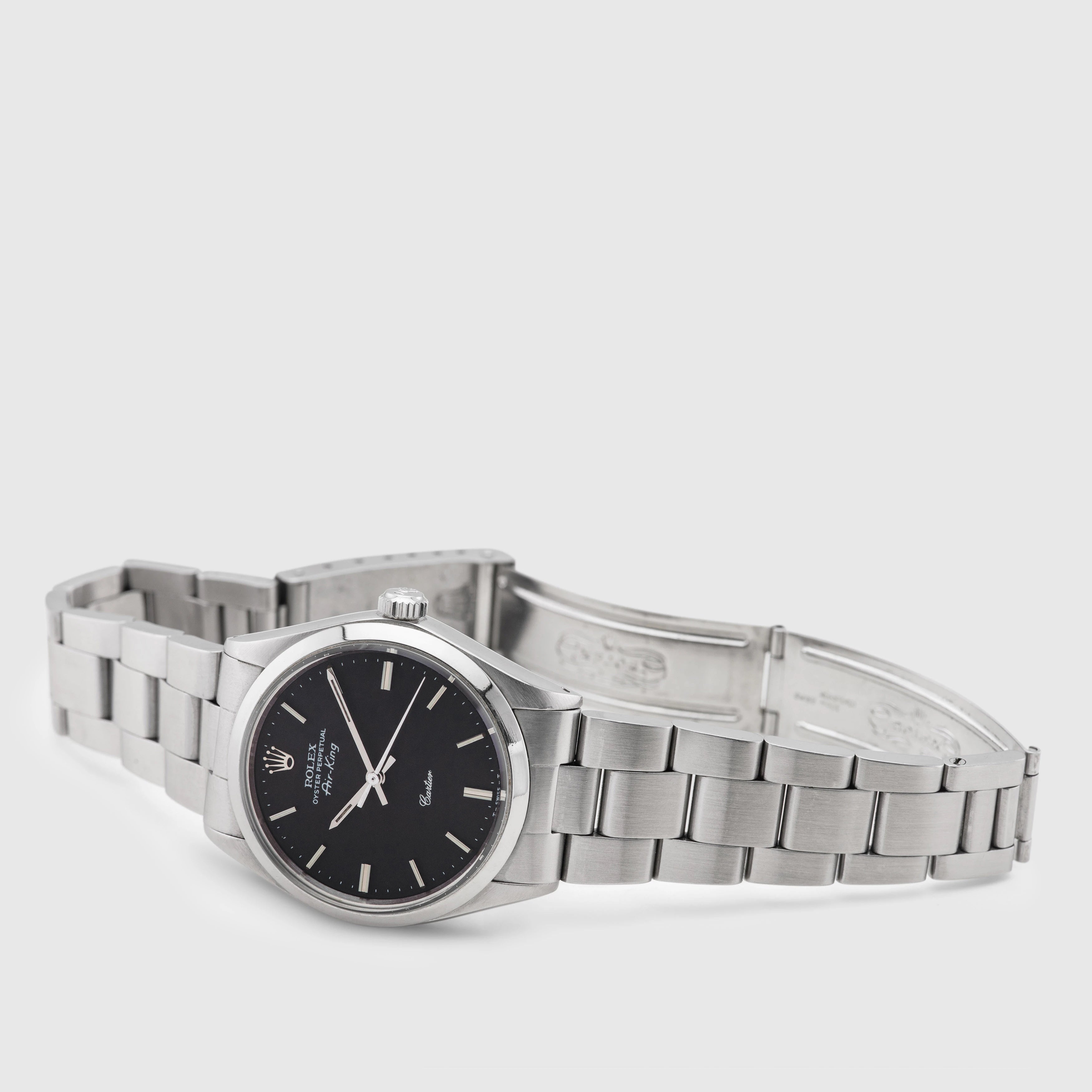 1973 Rolex Air King Double signed 'Cartier' Ref. 5500