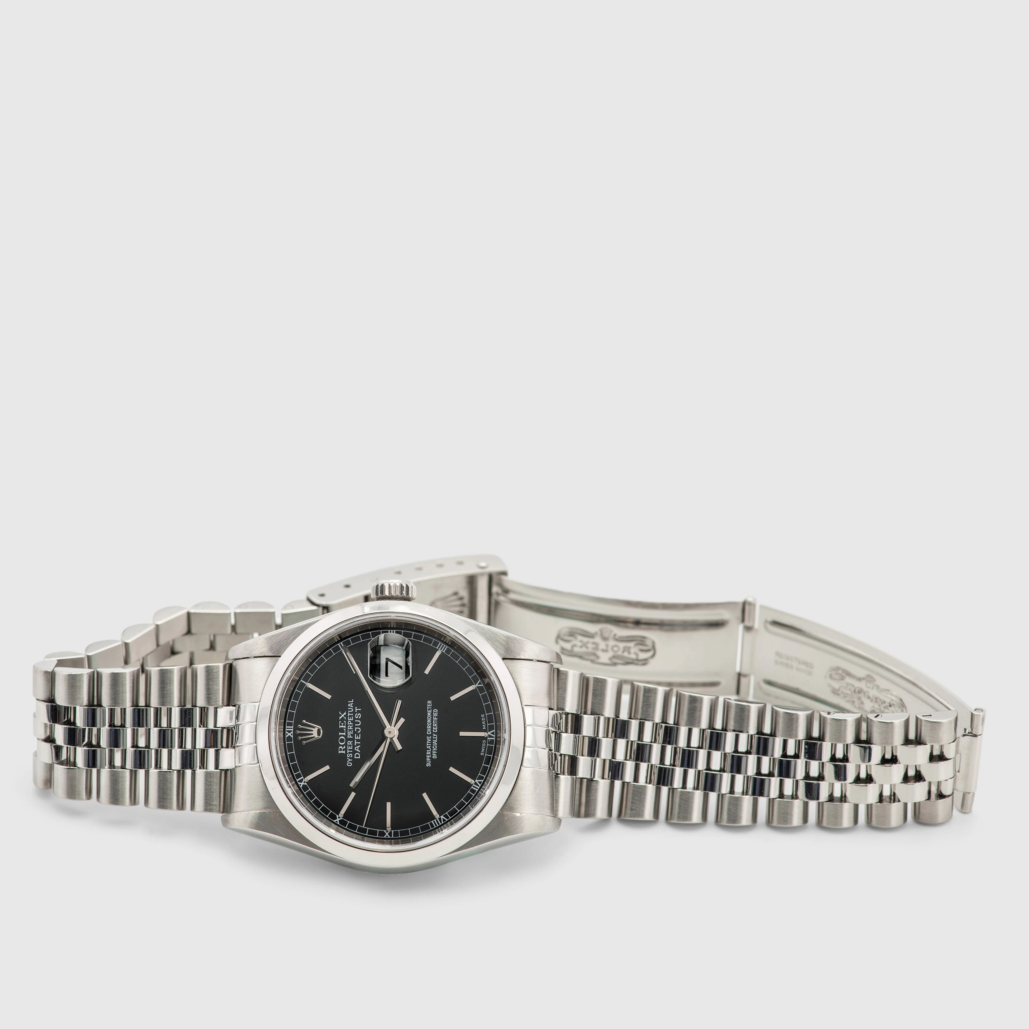 2004 Rolex Datejust Black Dial Ref. 16200