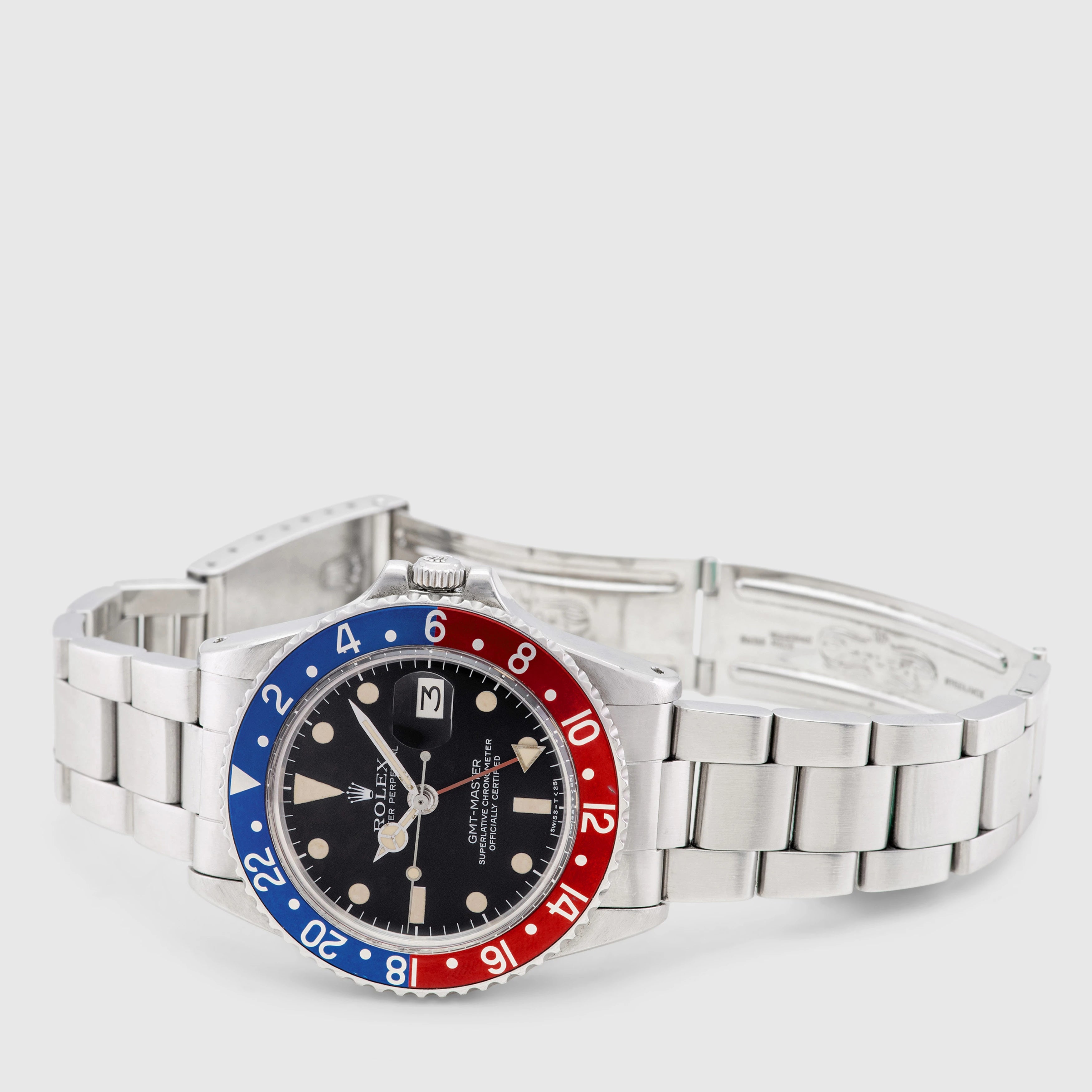 1978 Rolex GMT Master Pepsi Stainless Steel Ref. 1675