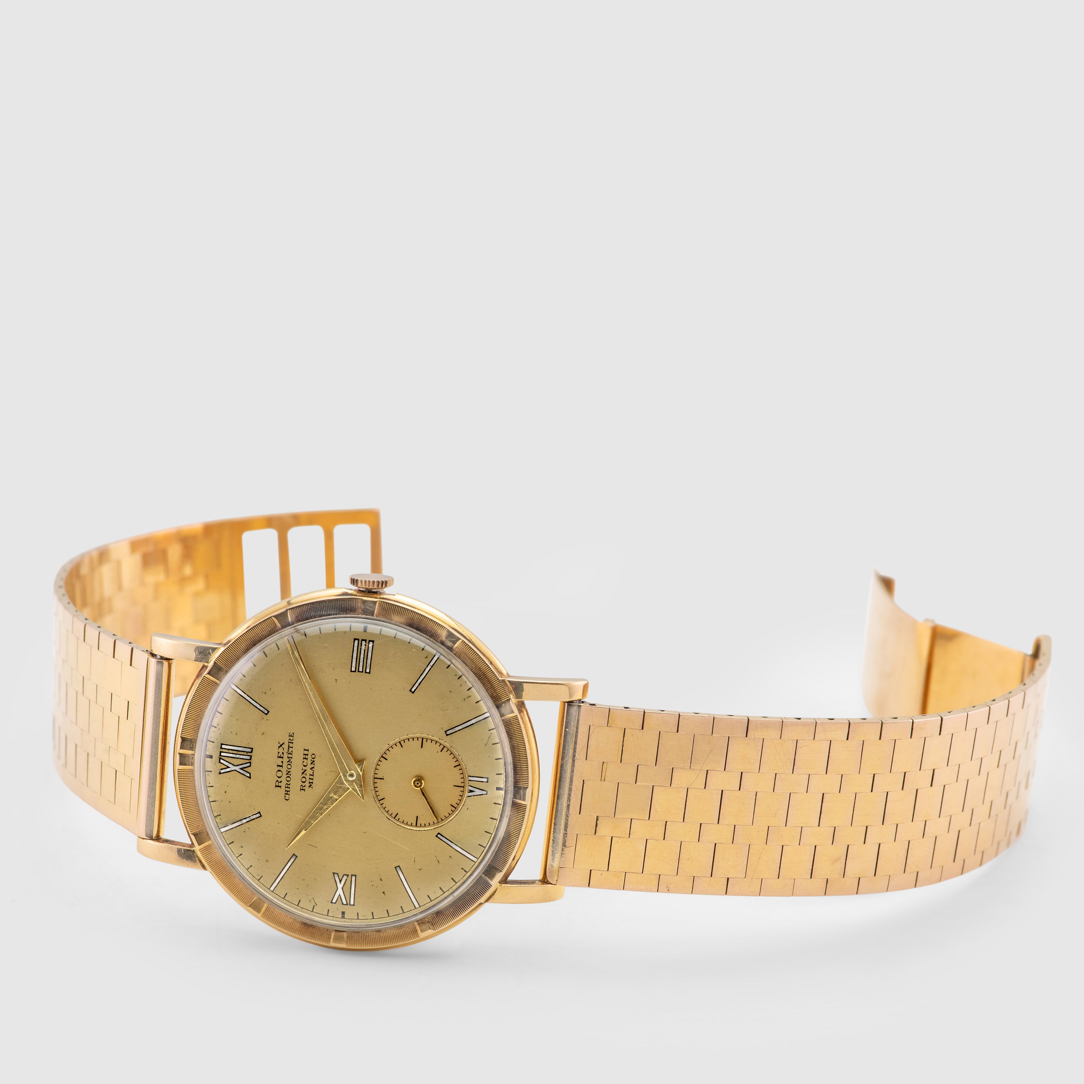 1955 Rolex Chronometre Metropolitan 18K Yellow Gold 'Ronchi Milano' Ref. 4325