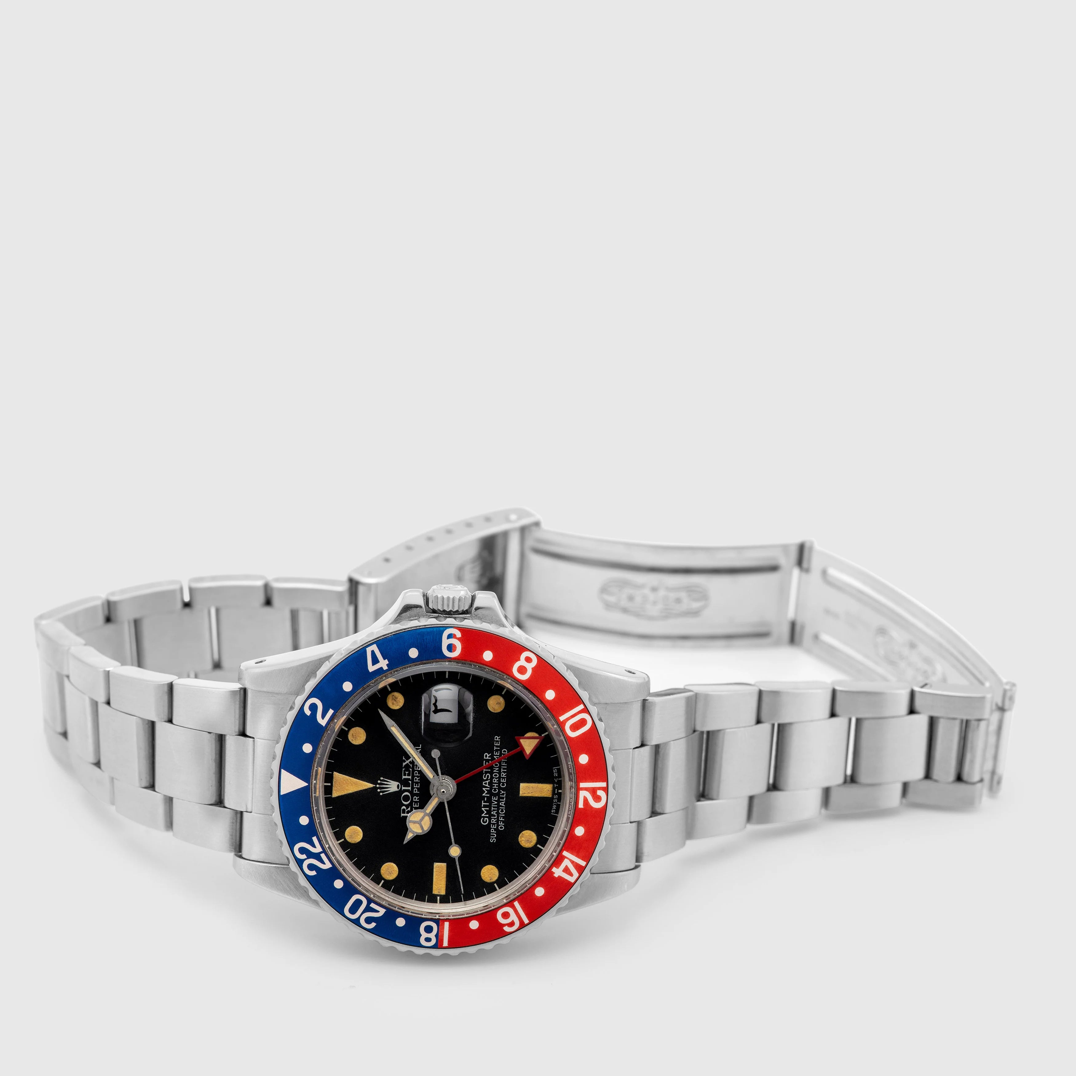 1979 Rolex GMT Master Pepsi Arabic Date Ref. 1675 (with Seddiqi Papers)