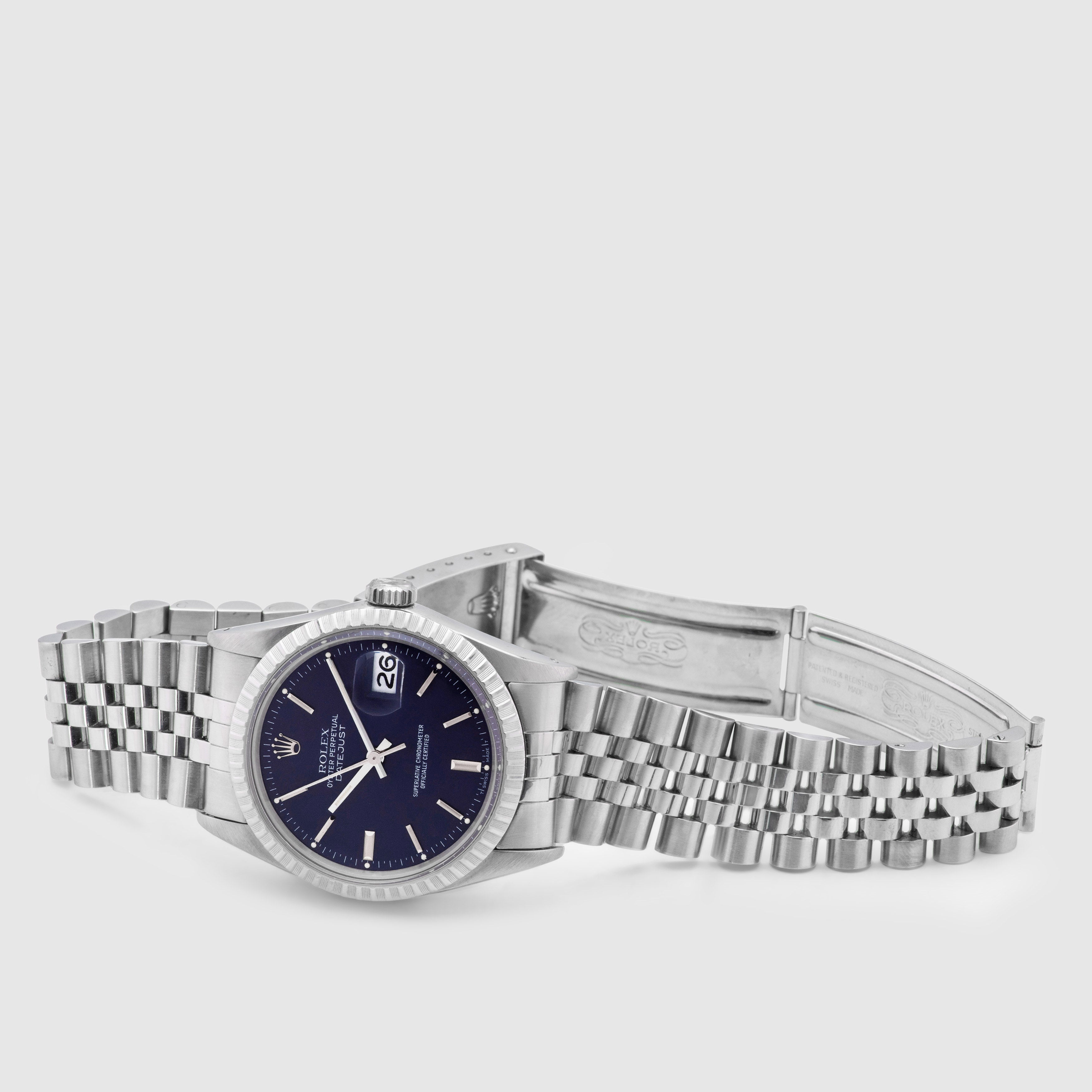 1986 Rolex Datejust Blue/Purple Dial Ref. 16030
