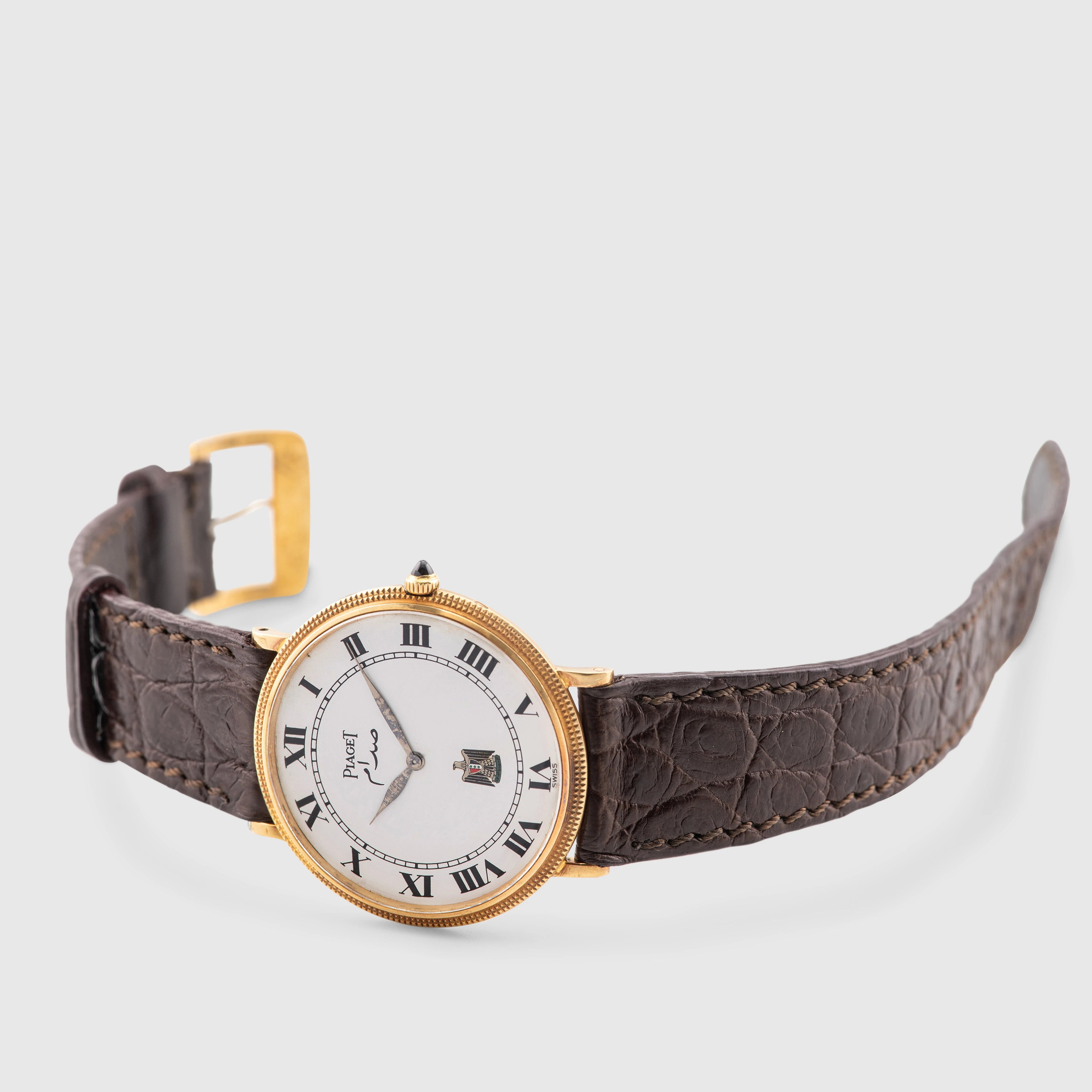 1970's Piaget Altiplano Yellow Gold with Saddam & Iraq Emblem Ref. 9021