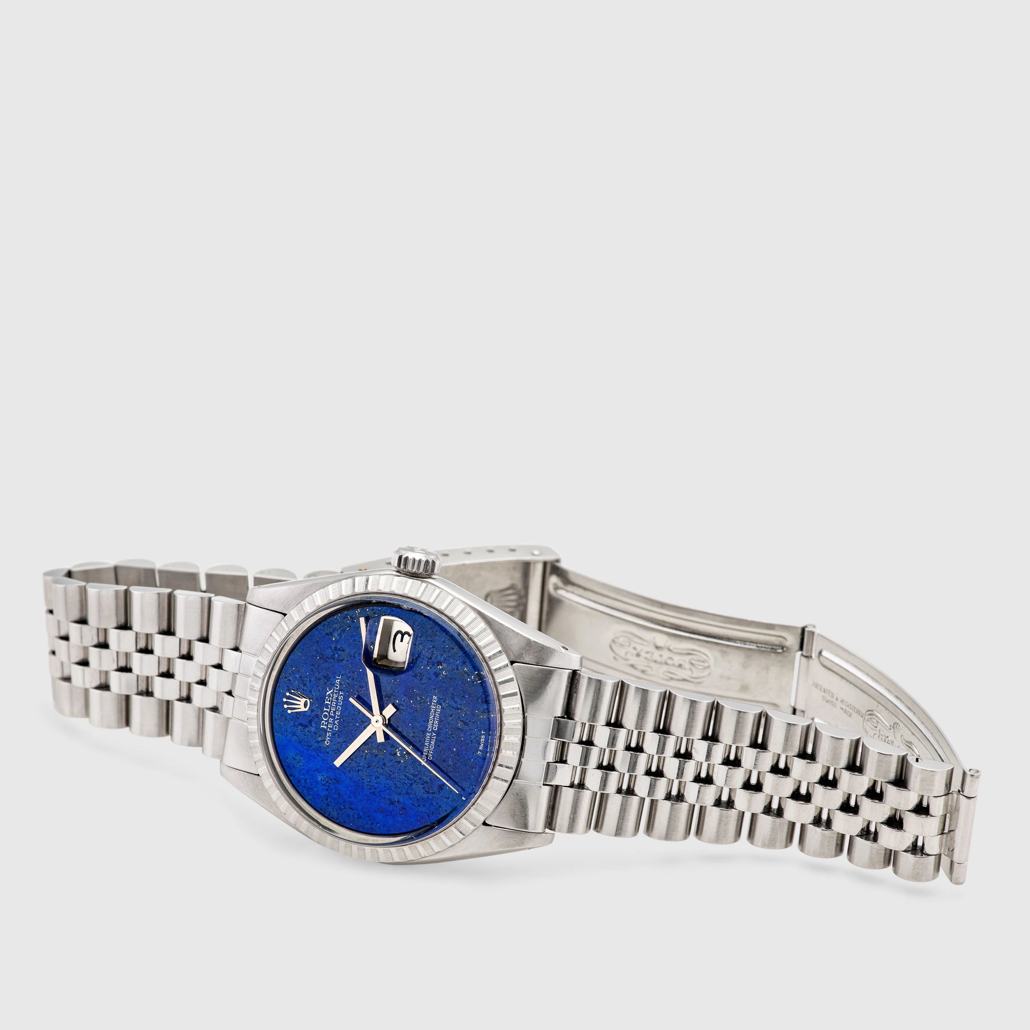 1974 Rolex Datejust Stainless Steel Lapis Dial Ref. 1603