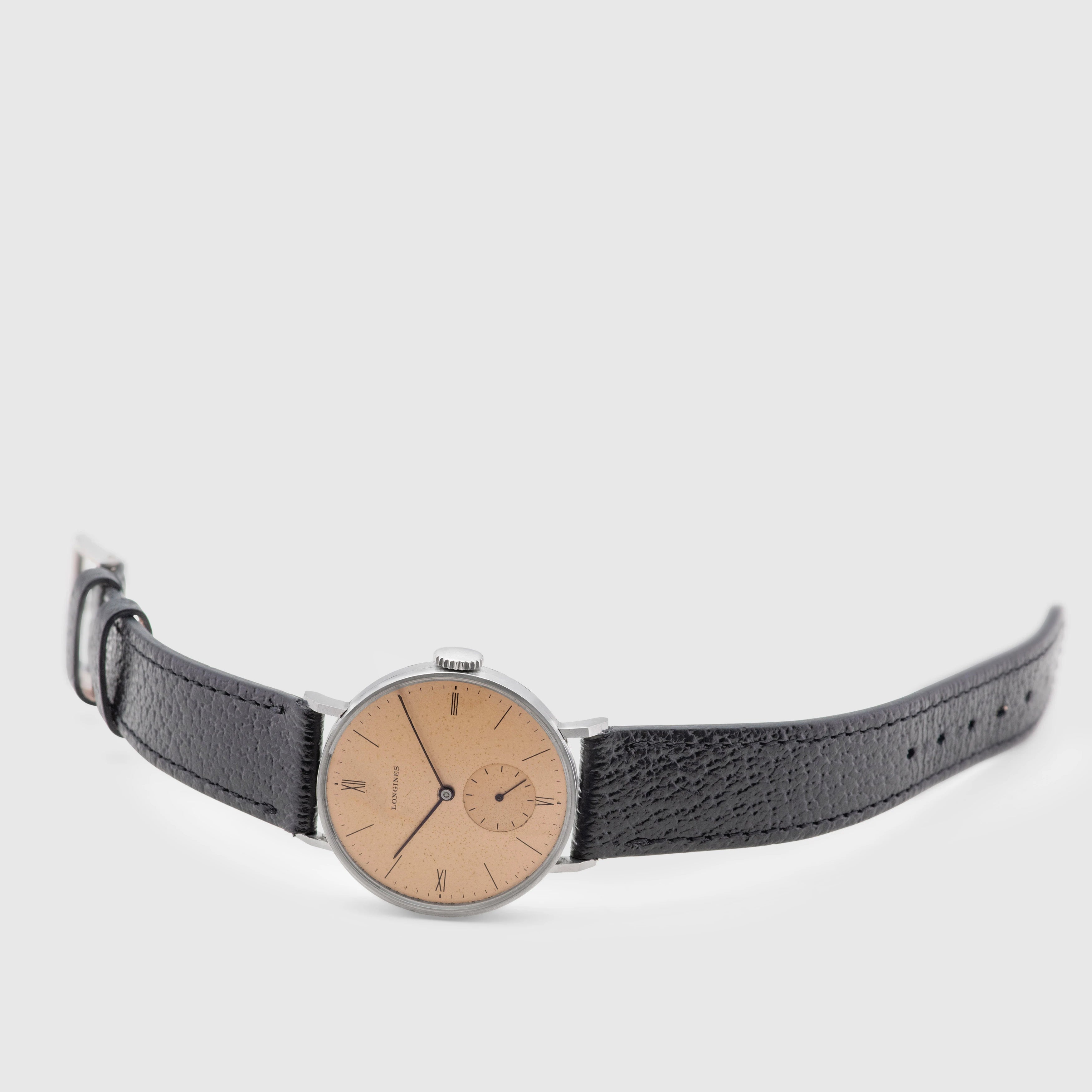 1941 Longines OverSize Salmon Dial Ref. 4366 (with Extract from the Archives)