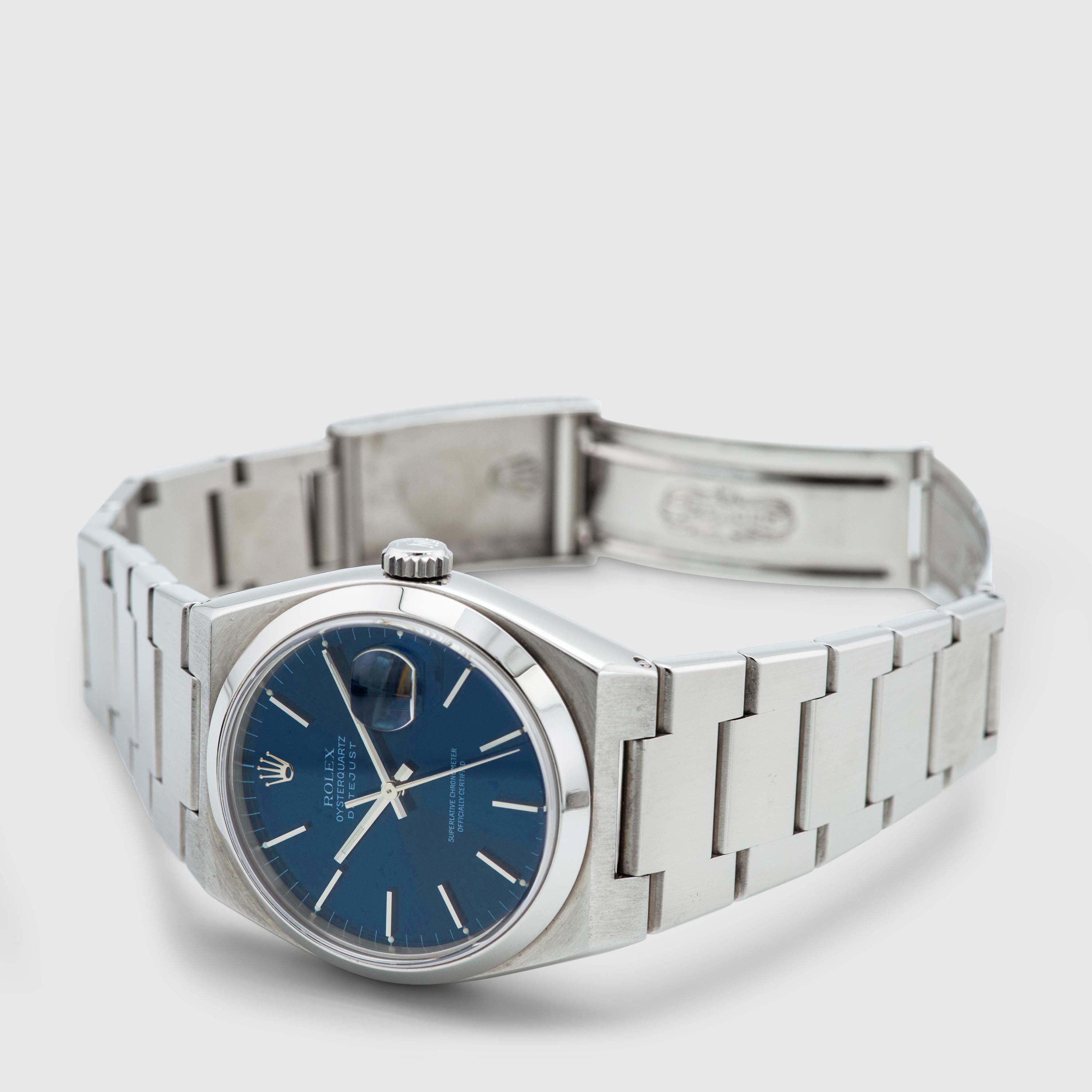 1997 Rolex Oysterquartz Blue Dial Ref. 17000