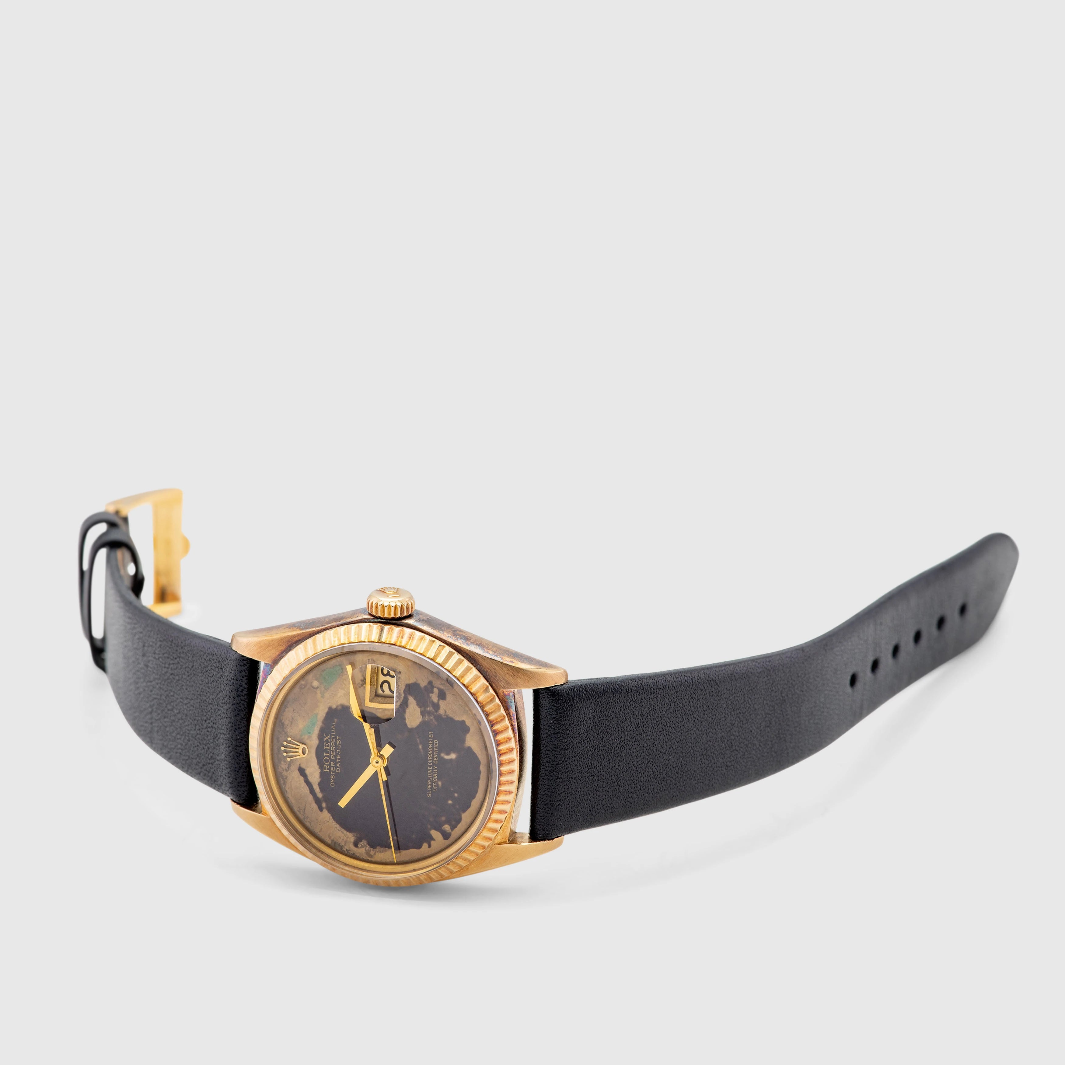 1972 Rolex Datejust 18k Onyx Dial Ref. 1601