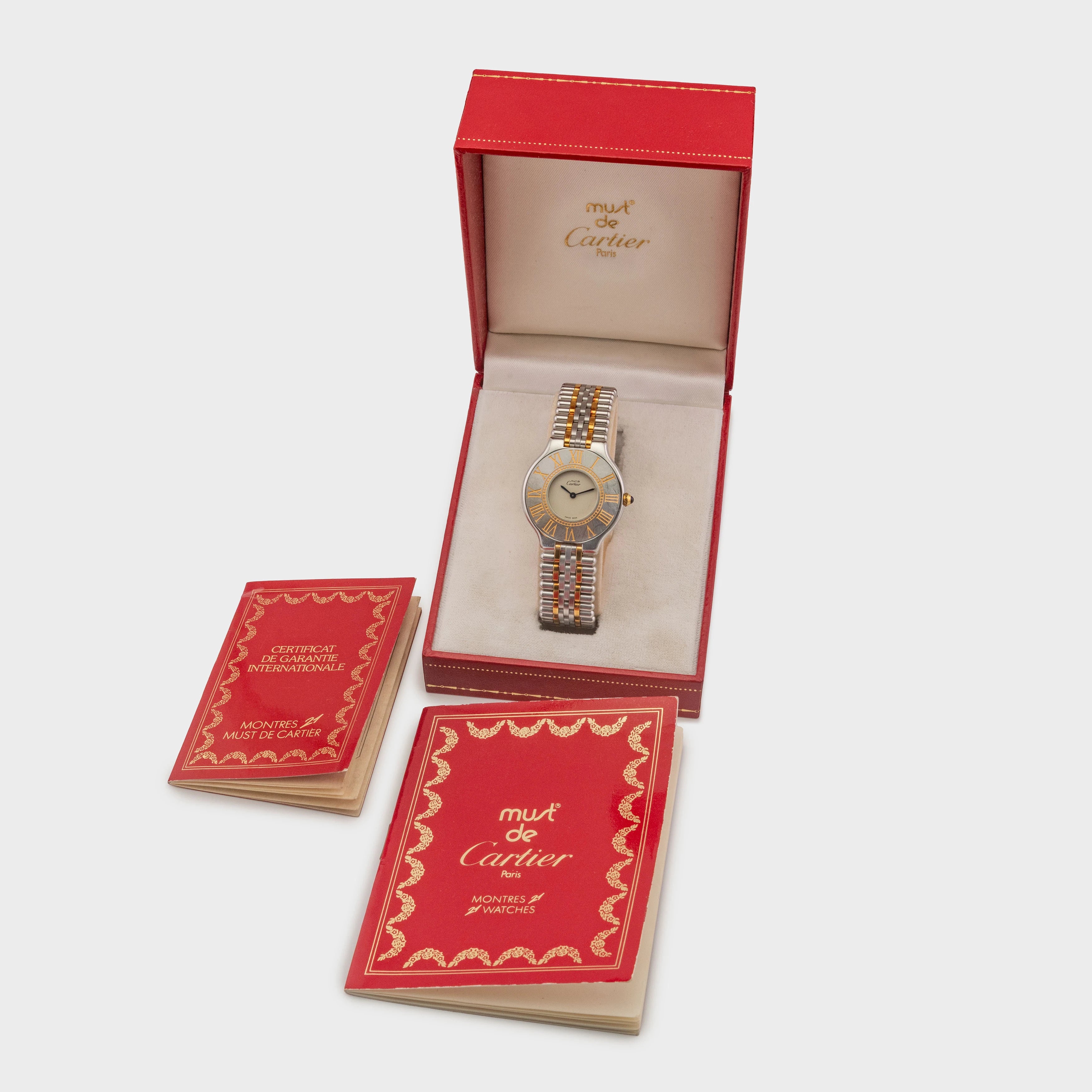 1989 Cartier Must 21 St/G Ref. 9010 (Box & Papers)