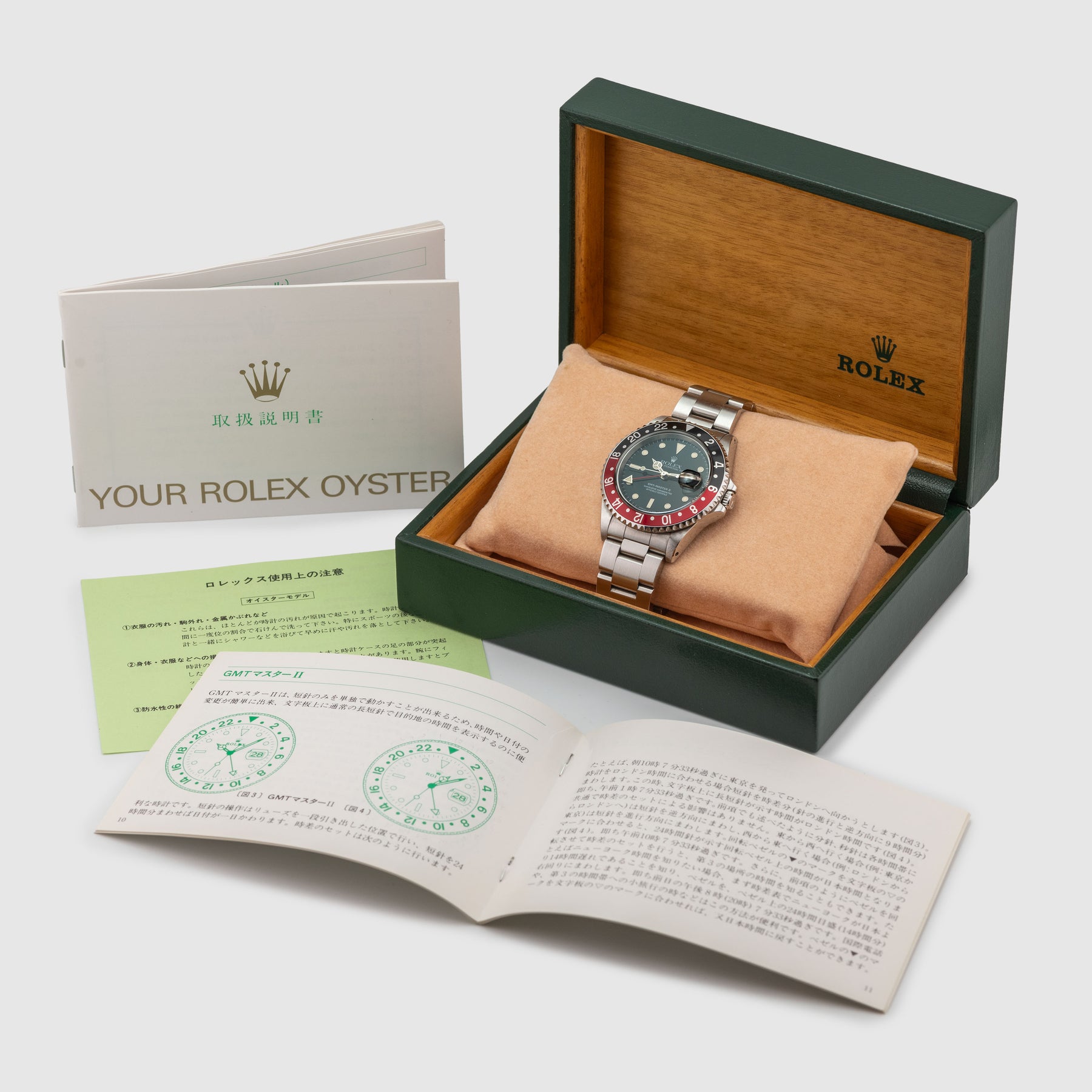 1995 Rolex GMT Master Coke Unpolished Ref. 16710 (with Box and Booklets)