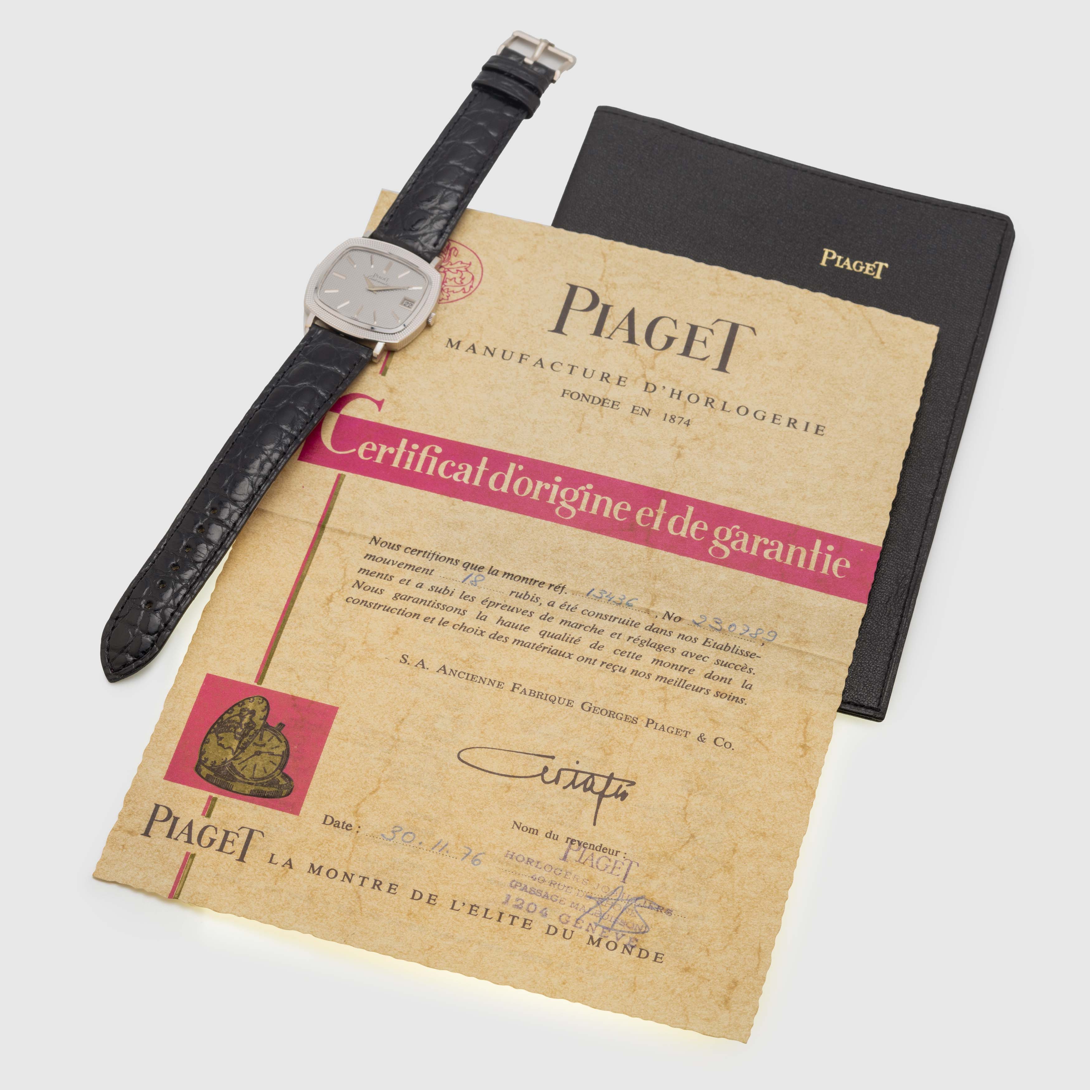 1976 Piaget 18K White Gold Ref. 13436 (With Papers)