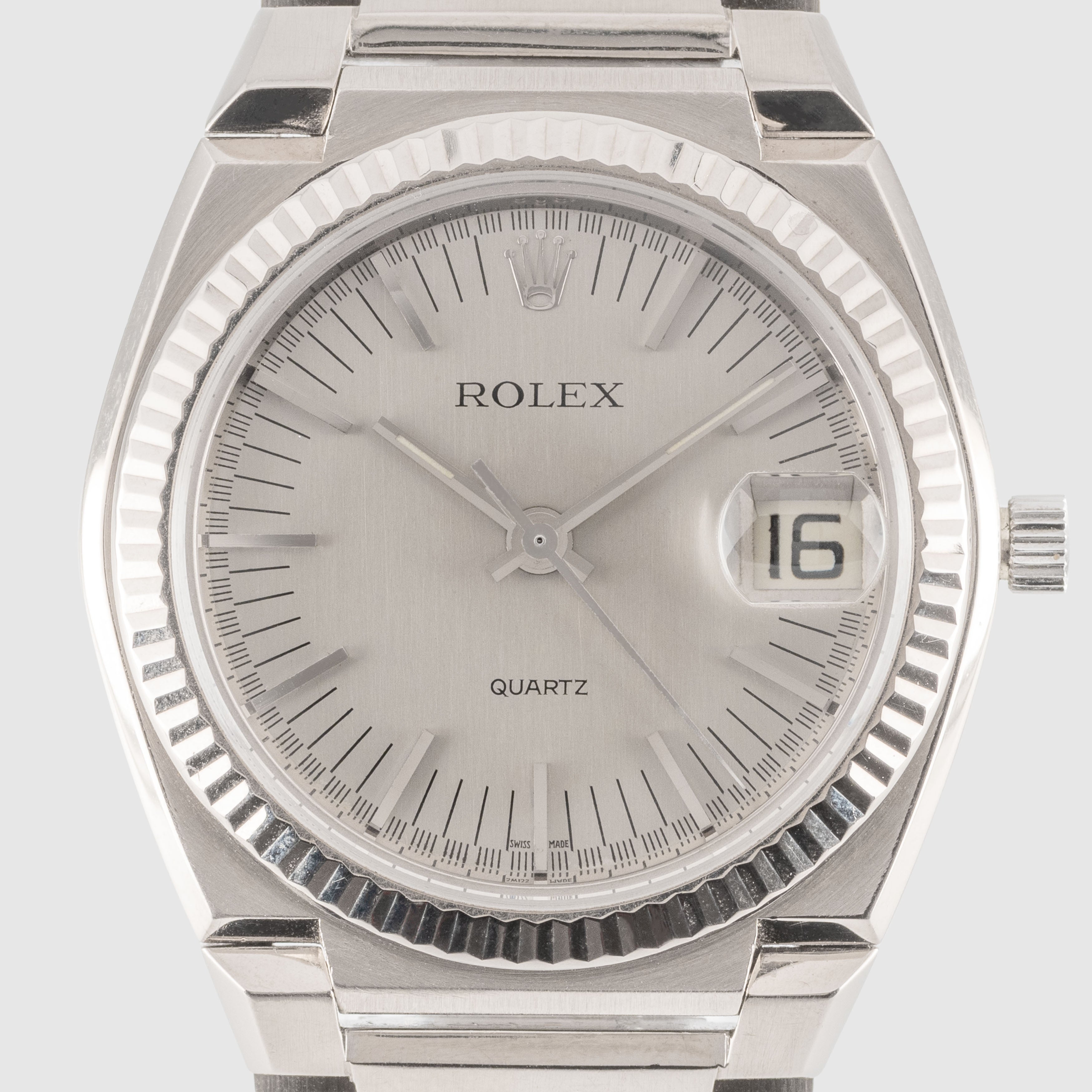 1971 Rolex Beta 21 Texano White Gold Ref. 5100/9