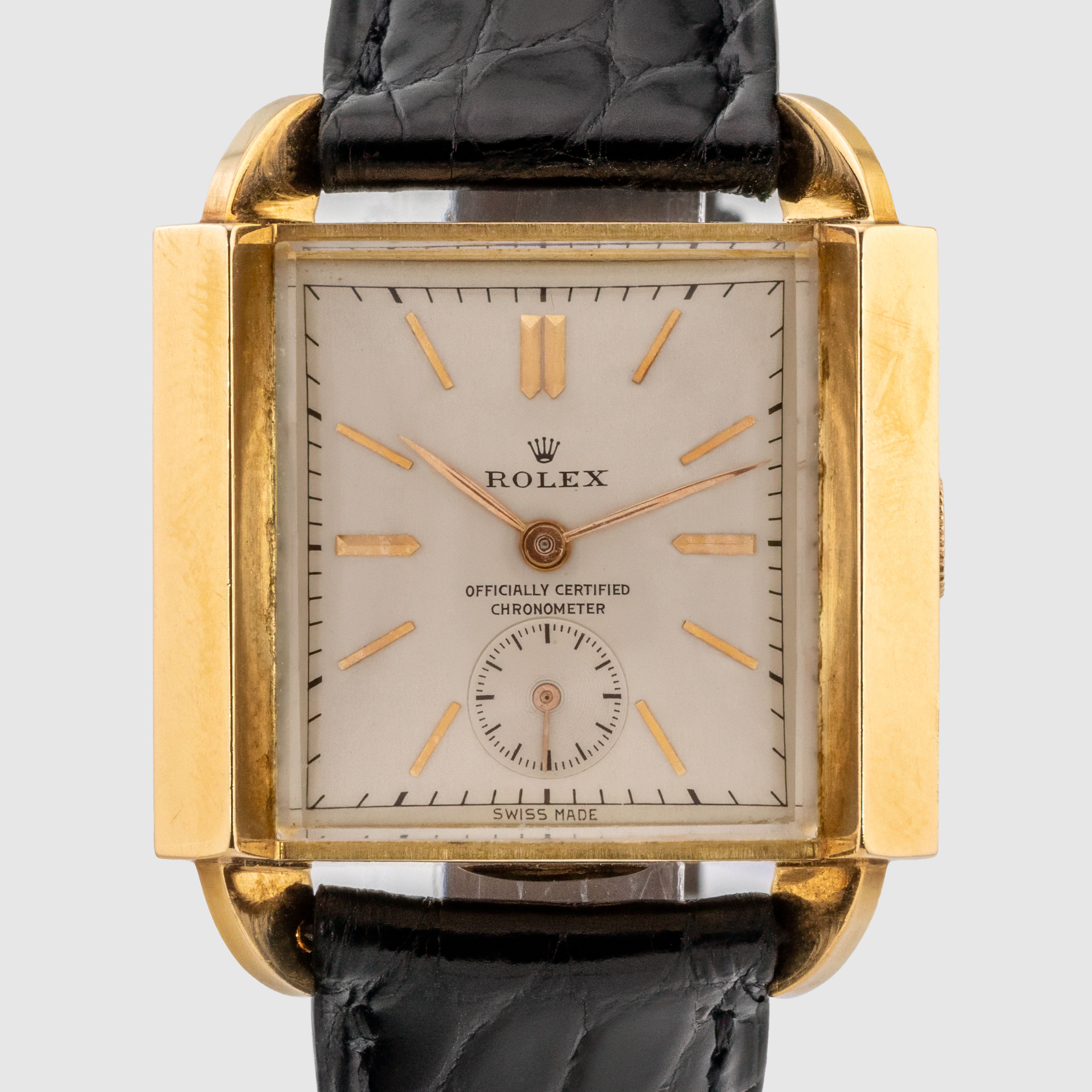 1947 Rolex 'Skater' 18K Ref. 4731 (with Period Rolex box)