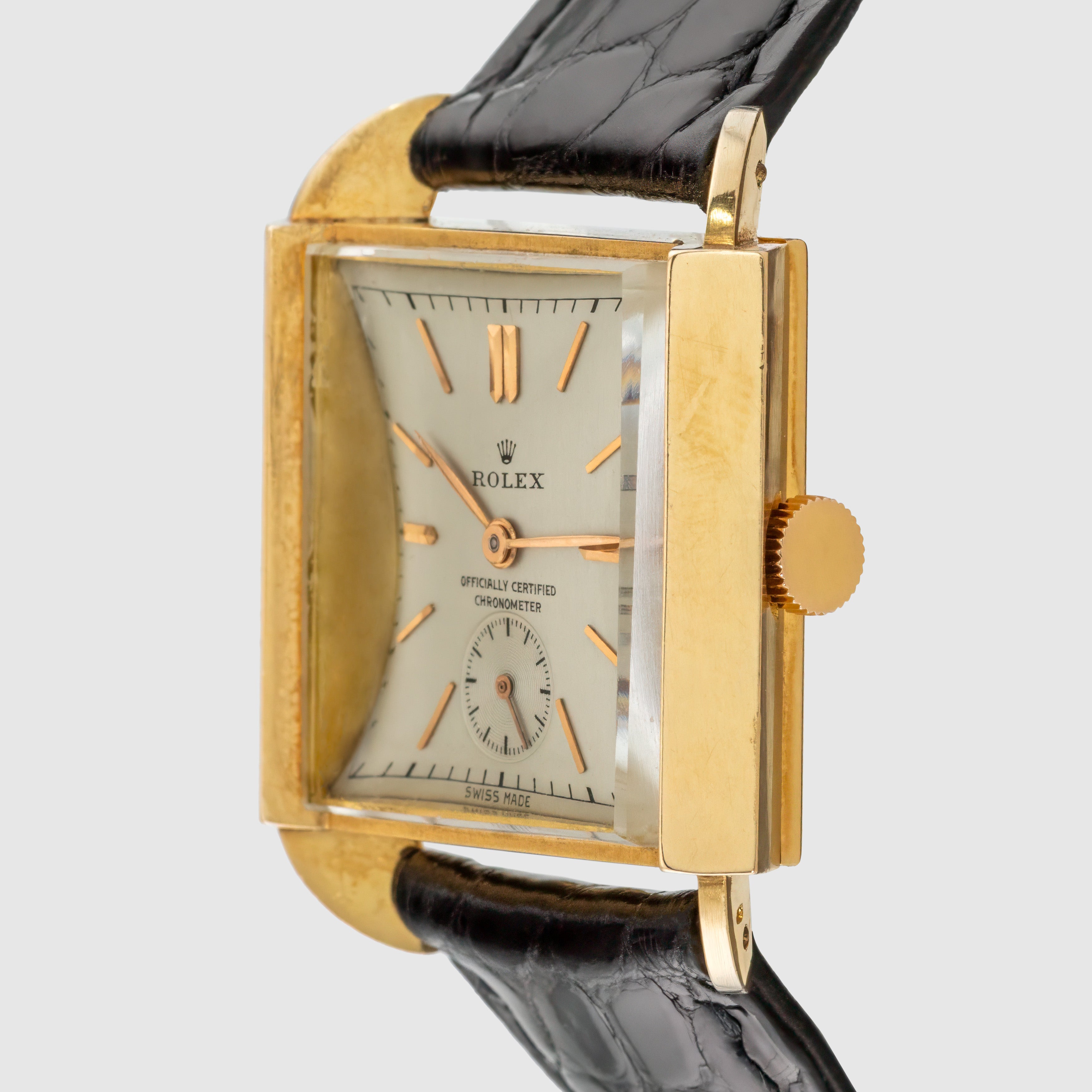 1947 Rolex 'Skater' 18K Ref. 4731 (with Period Rolex box)