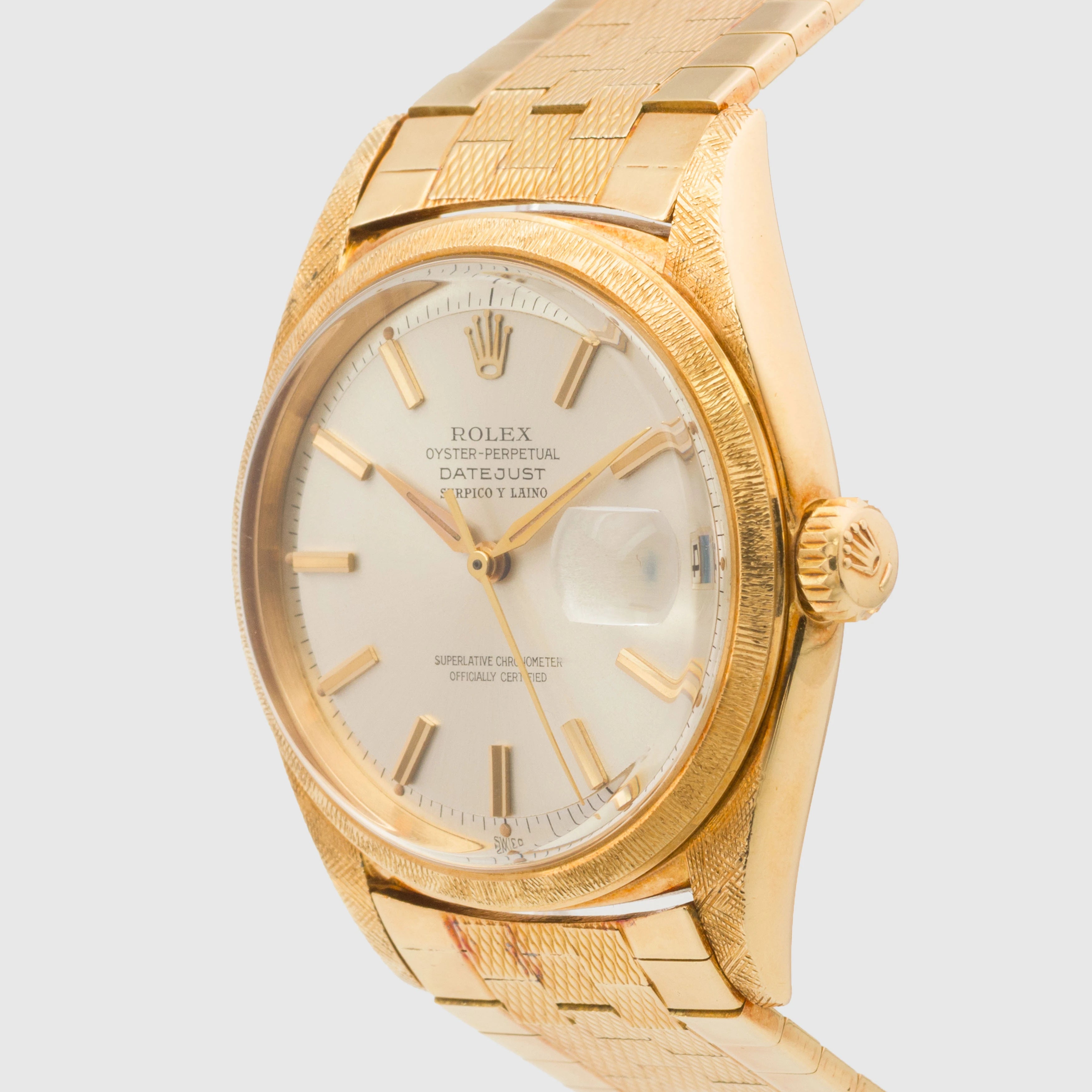 1962 Rolex Datejust Serpico Y Laino with Special Bracelet Ref. 1602