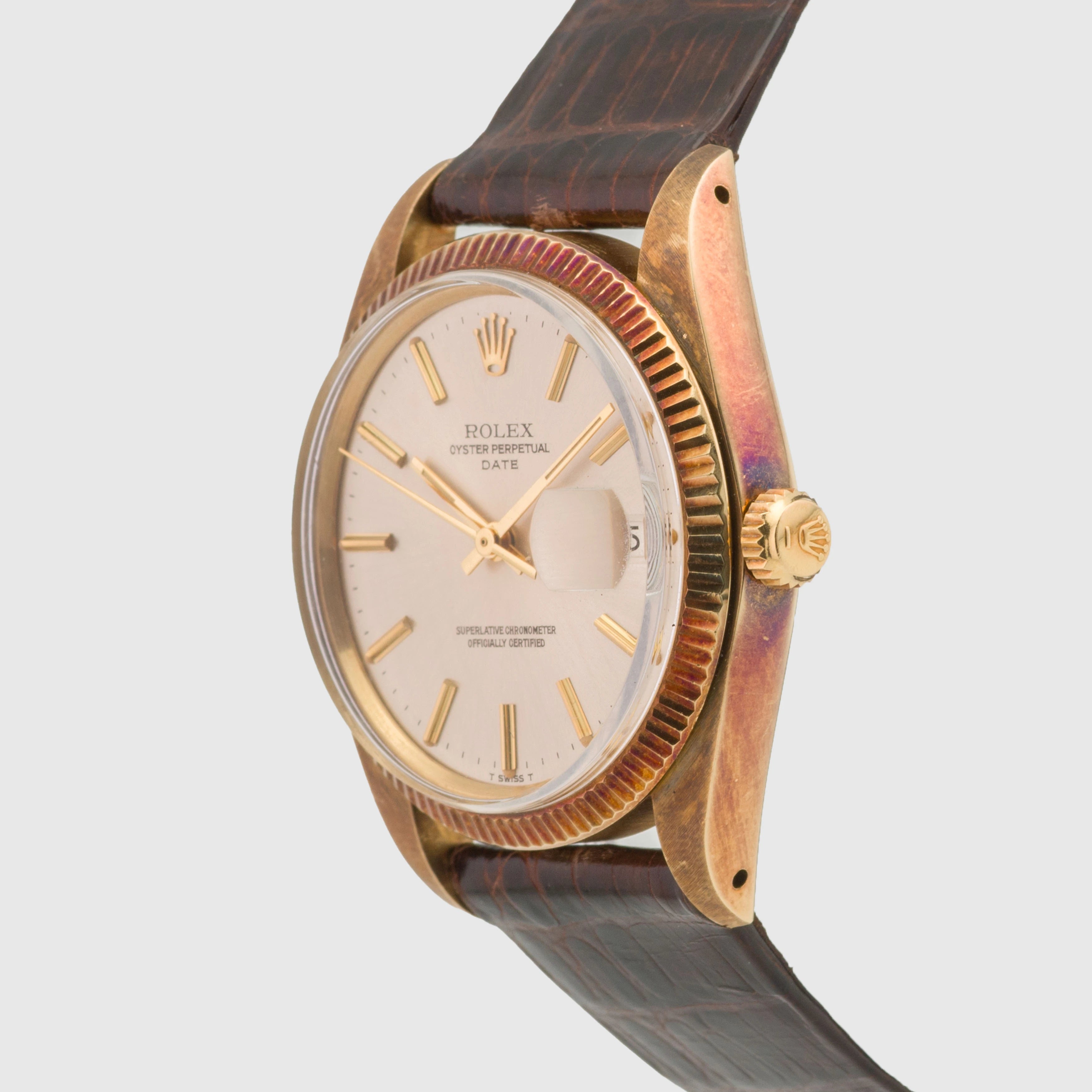 1979 Rolex Oyster Perpetual Date 14k Yellow Gold 'like new' Ref. 1503