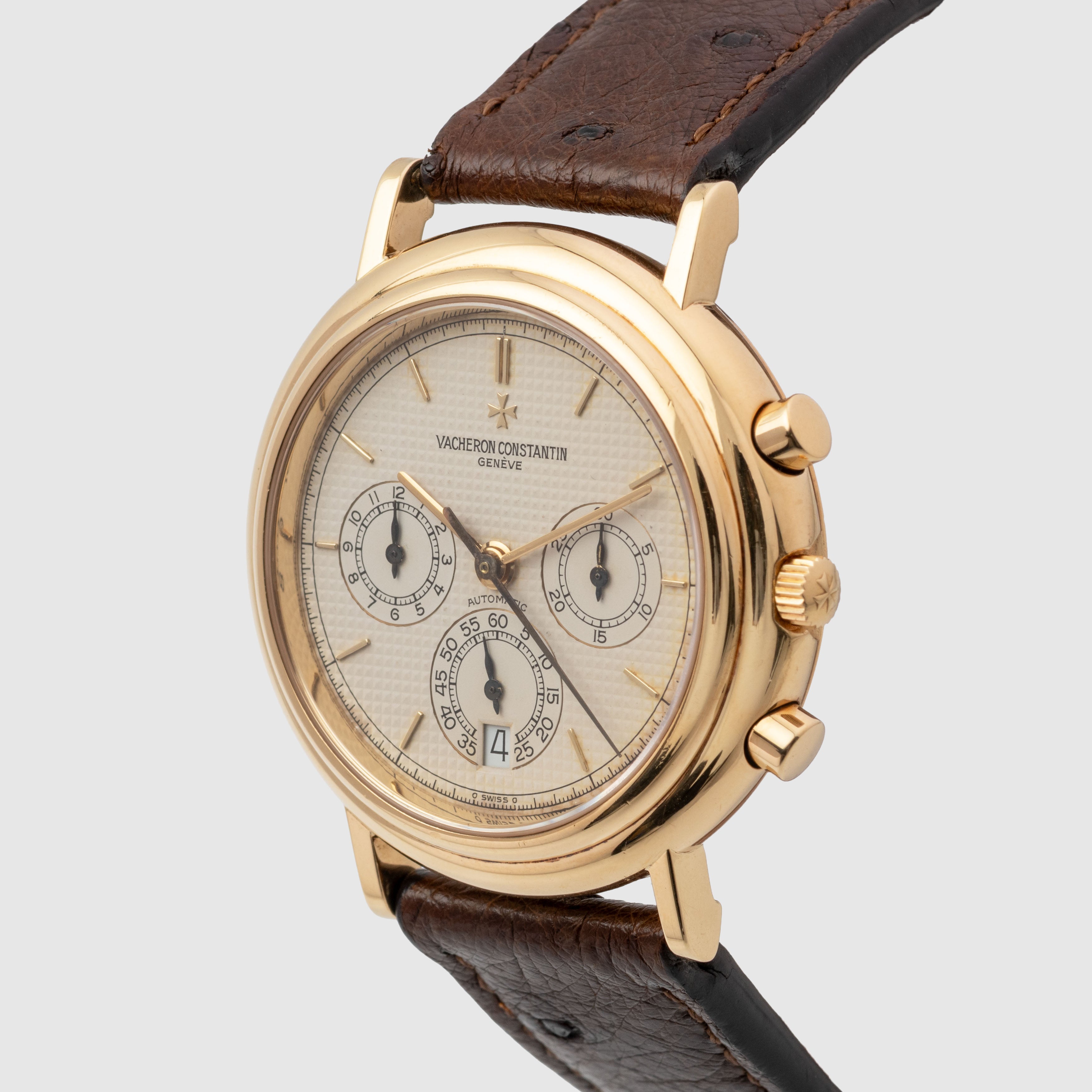 1992 Vacheron Constantin Les Historiques Chronograph Yellow Gold  Ref. 49003 (with Papers)