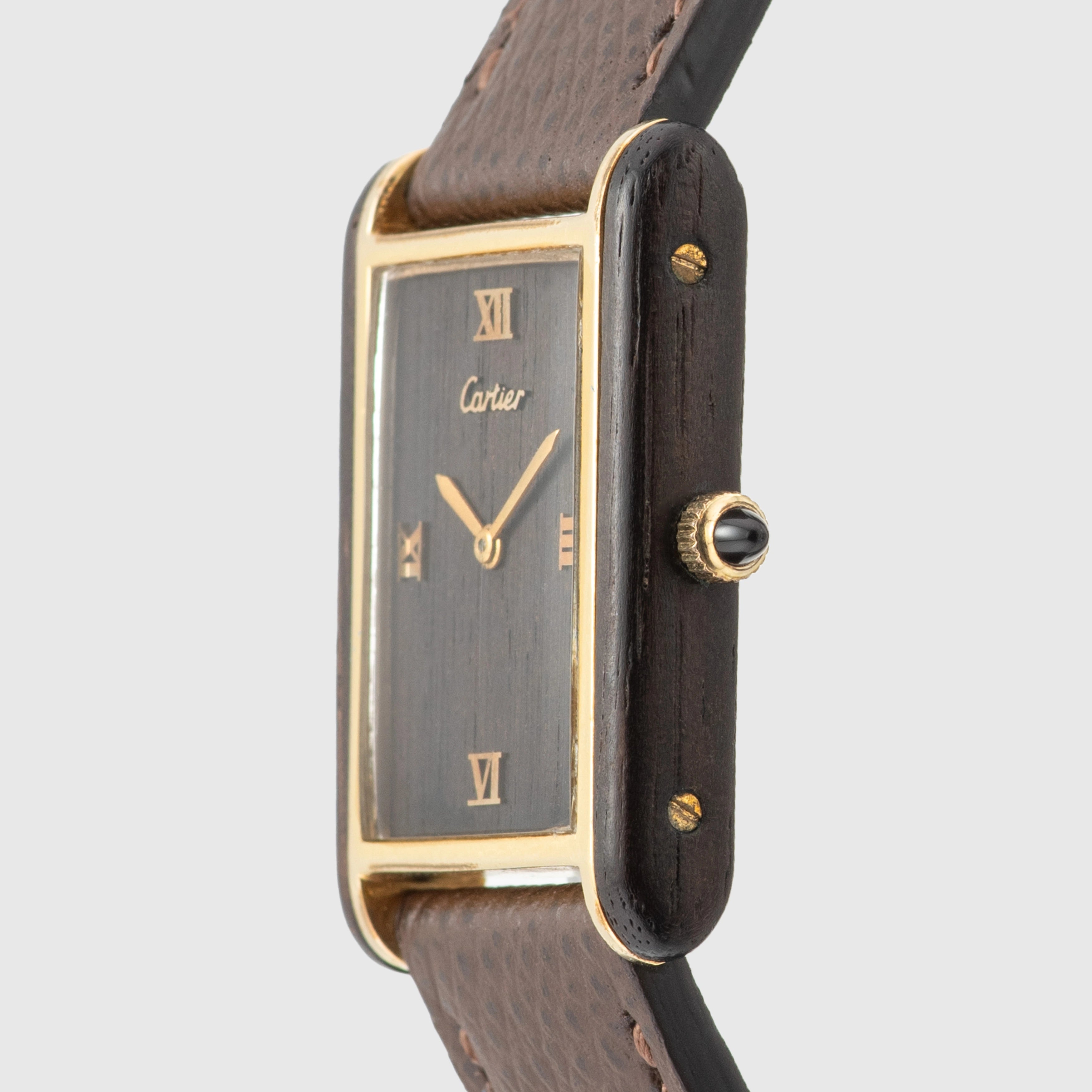 1975 Cartier Tank Organic Wood Ref. 21611