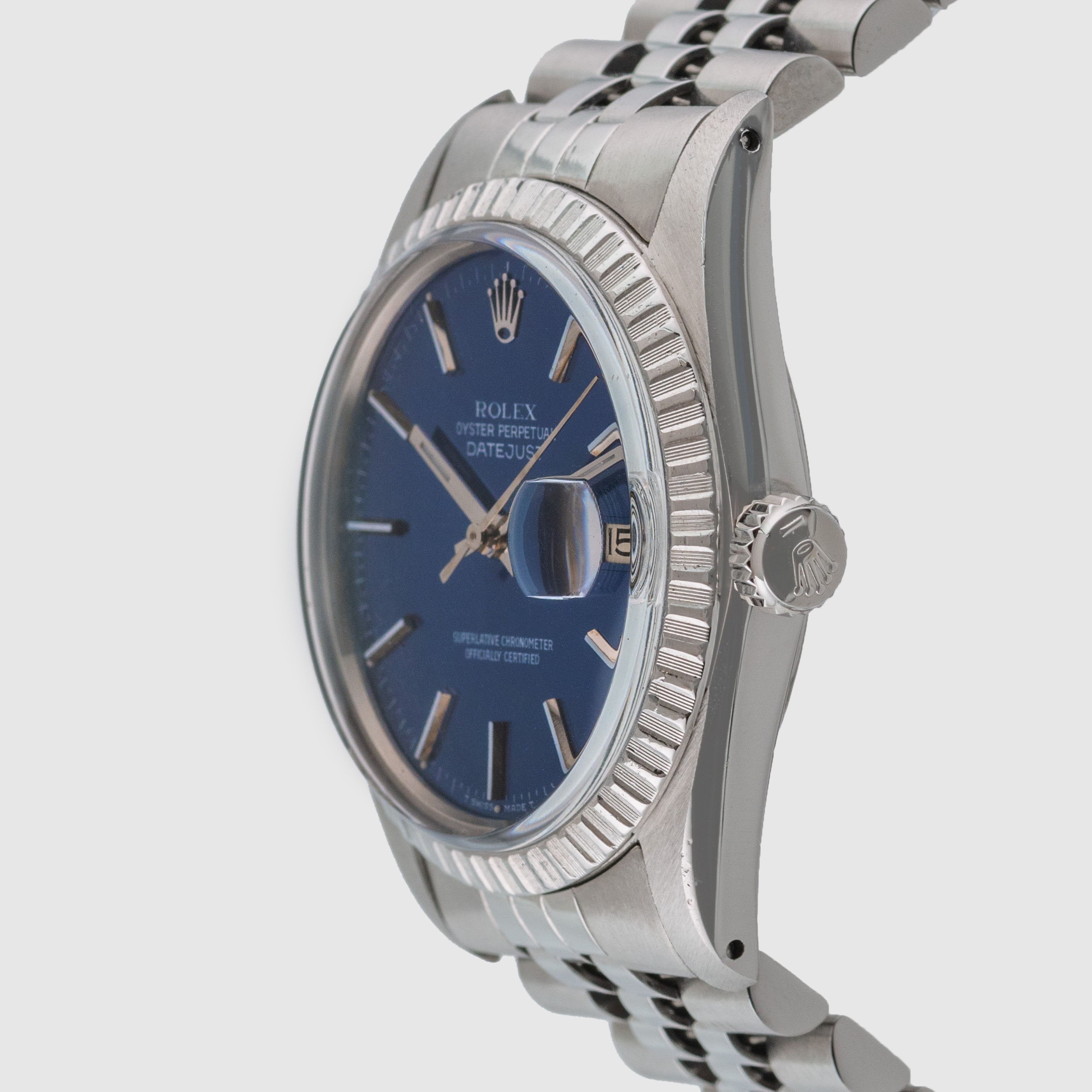 1980 Rolex Datejust Blue Dial Ref. 16030