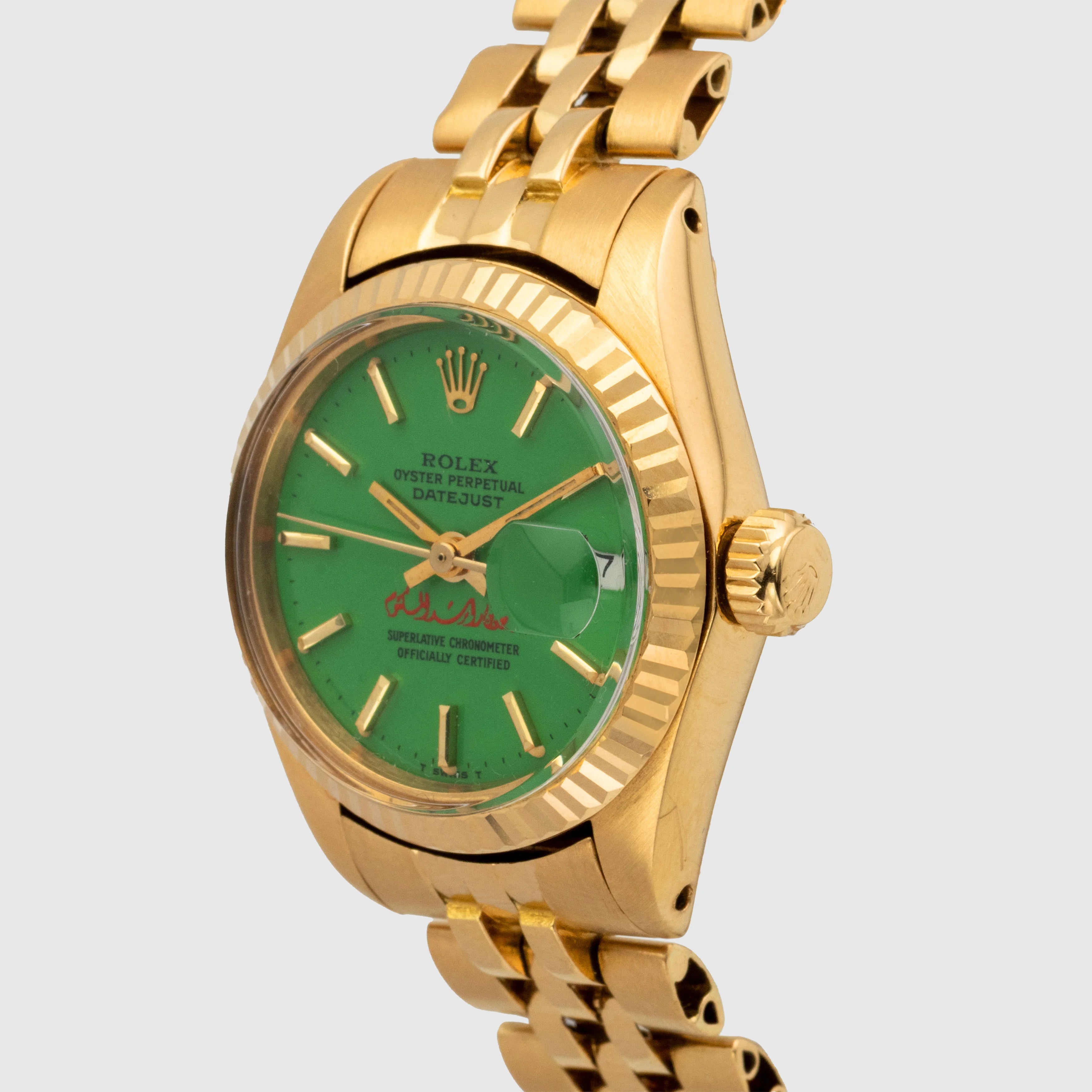 1979 Rolex Datejust Green Stella 'Mohammaed Bin Rashid Al Maktoum' Ref. 6917 (with Box)