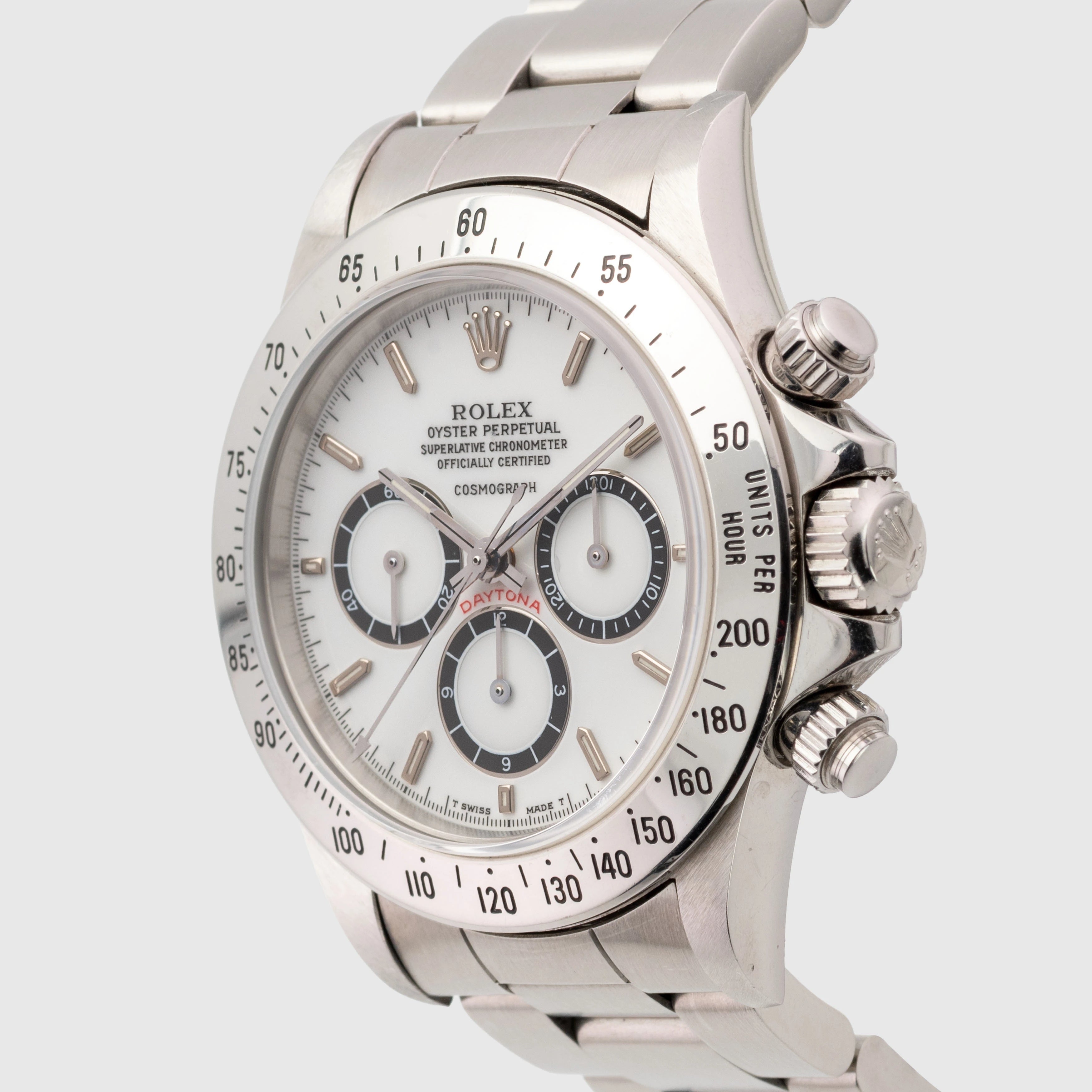 1988 Rolex Daytona R9 Porcelain Dial Unpolished Ref. 16520 (Box & Booklets)