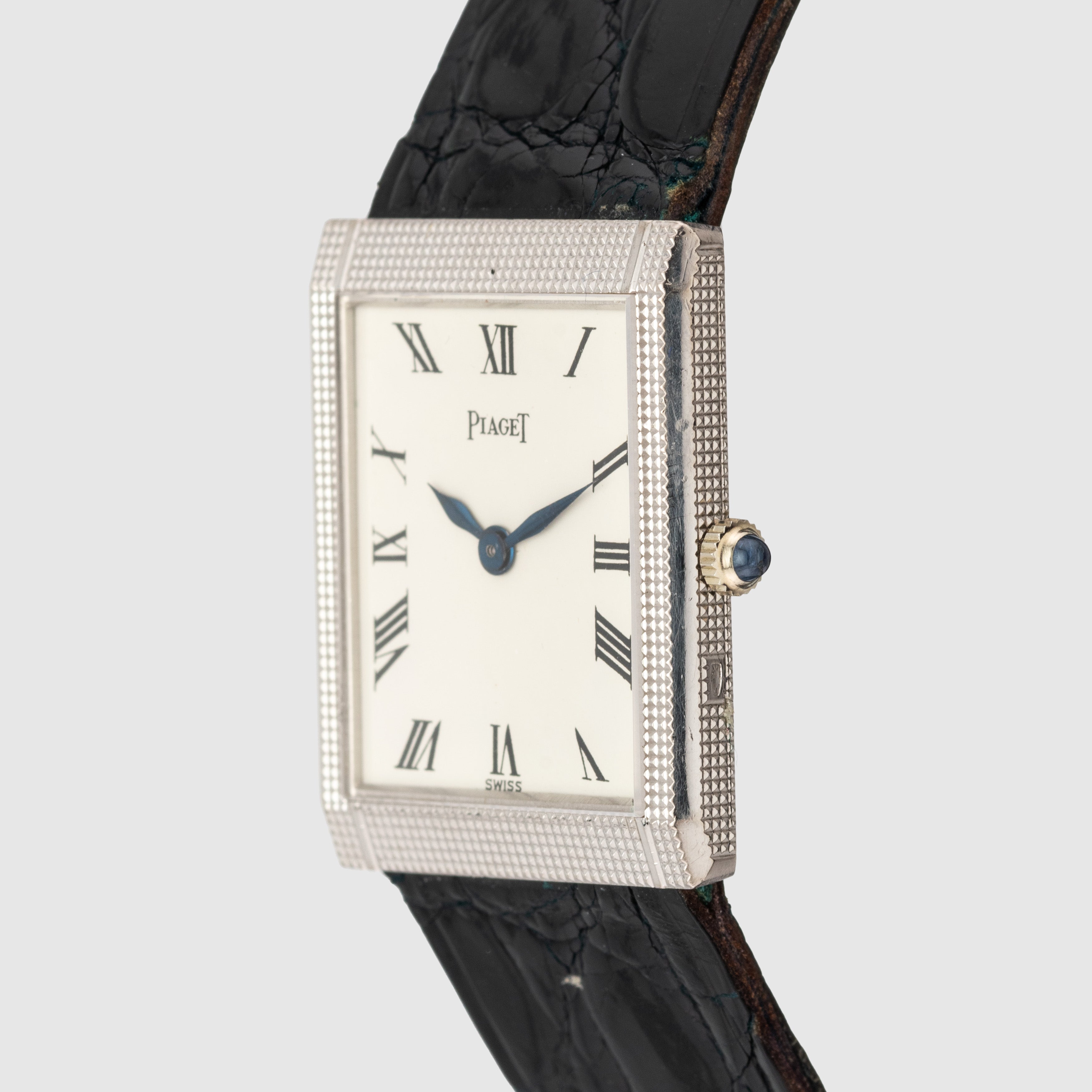 1970s Piaget Tank White Gold Ref.9151