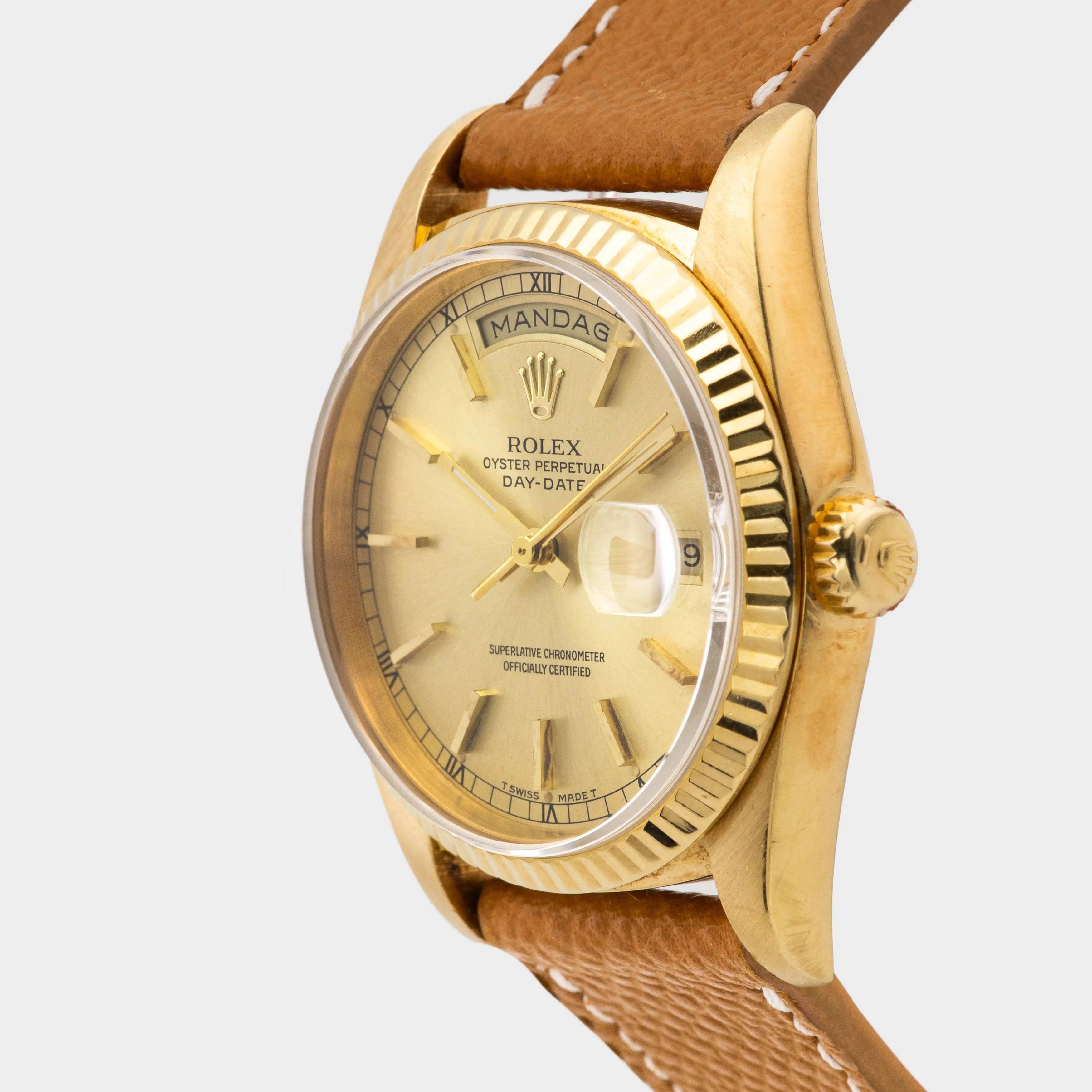 1989 Rolex Day Date Champagne Dial Ref. 18238