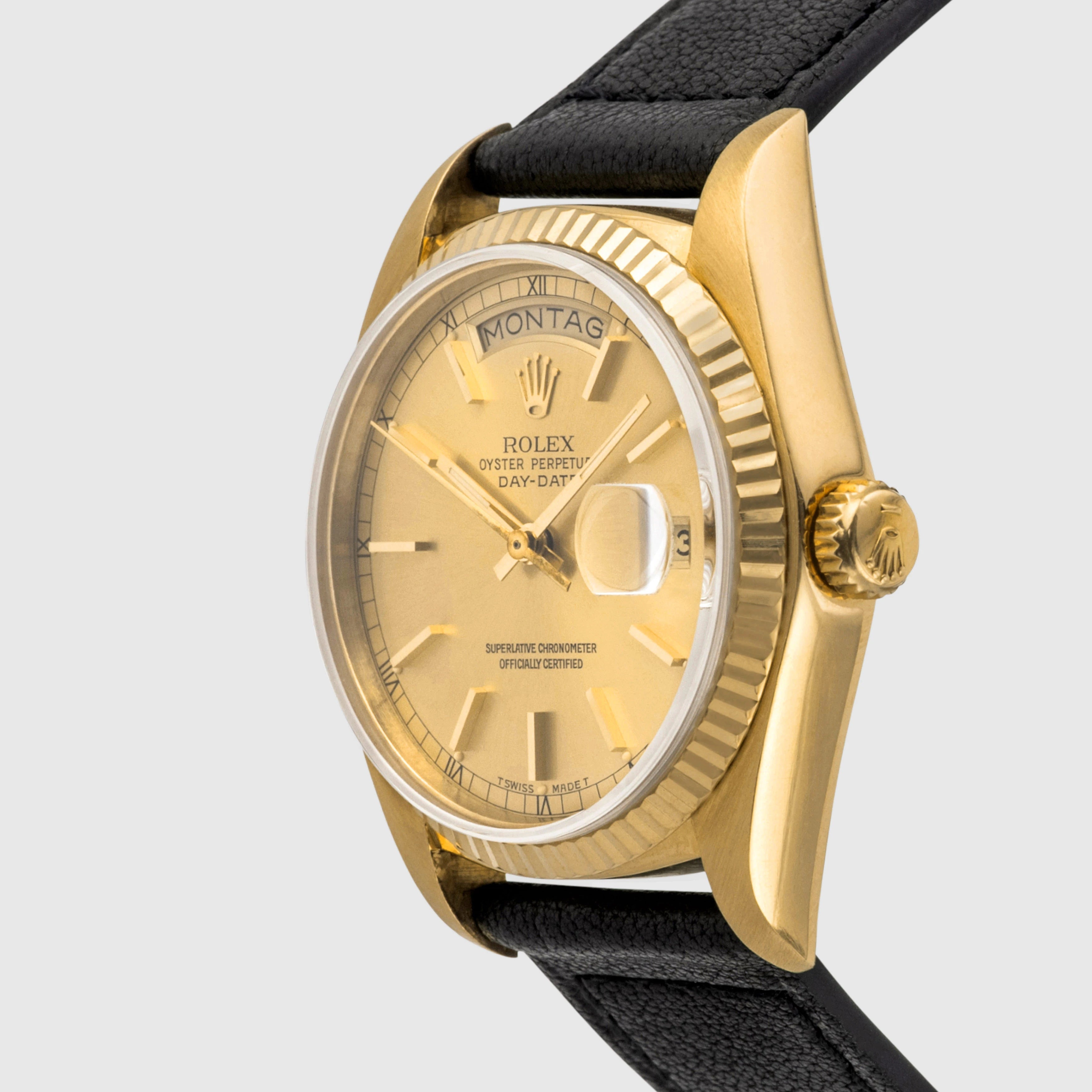 1980 Rolex Day Date Champagne Dial Ref. 18038