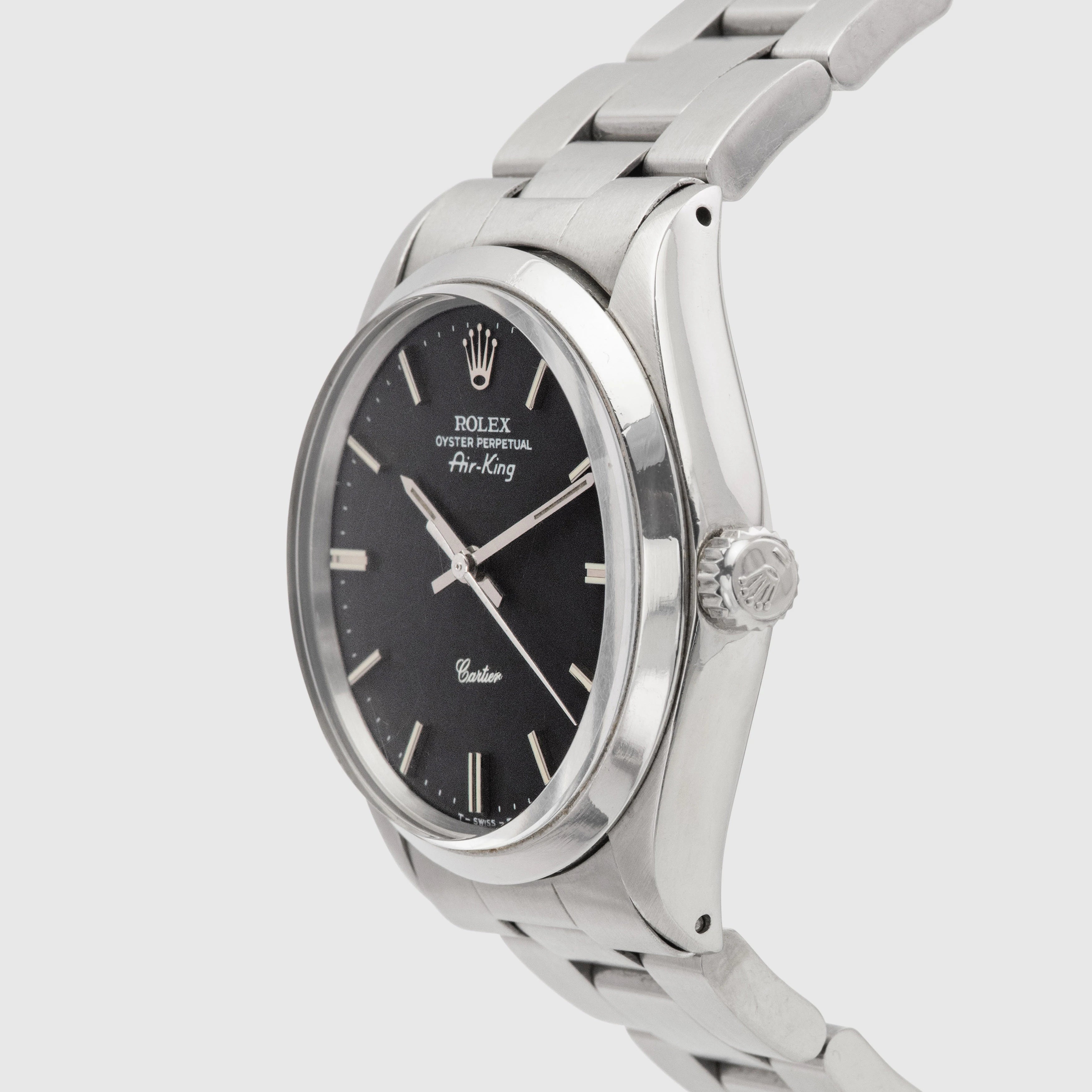 1973 Rolex Air King Double signed 'Cartier' Ref. 5500