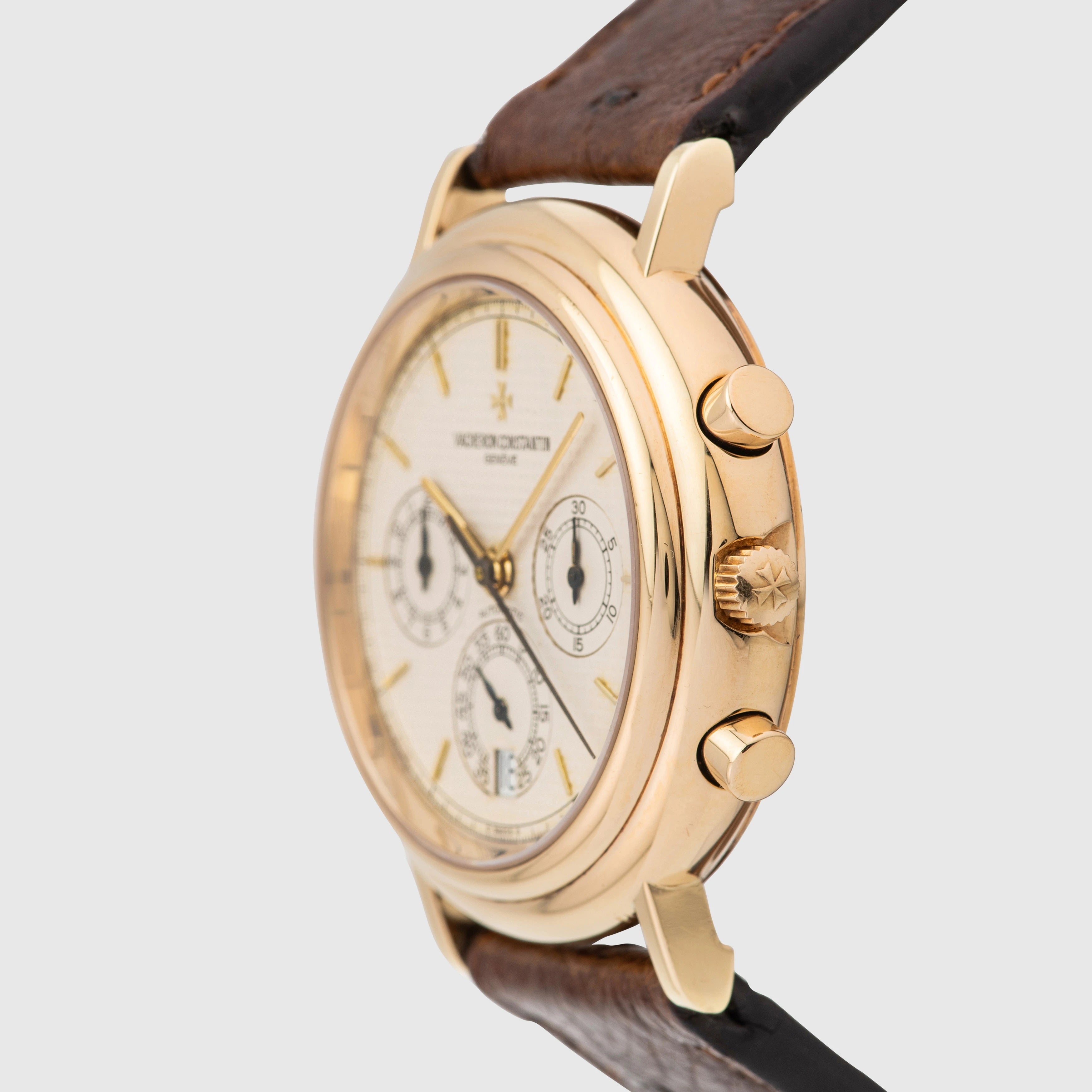 1992 Vacheron Constantin Les Historiques Chronograph Yellow Gold  Ref. 49003 (with Papers)