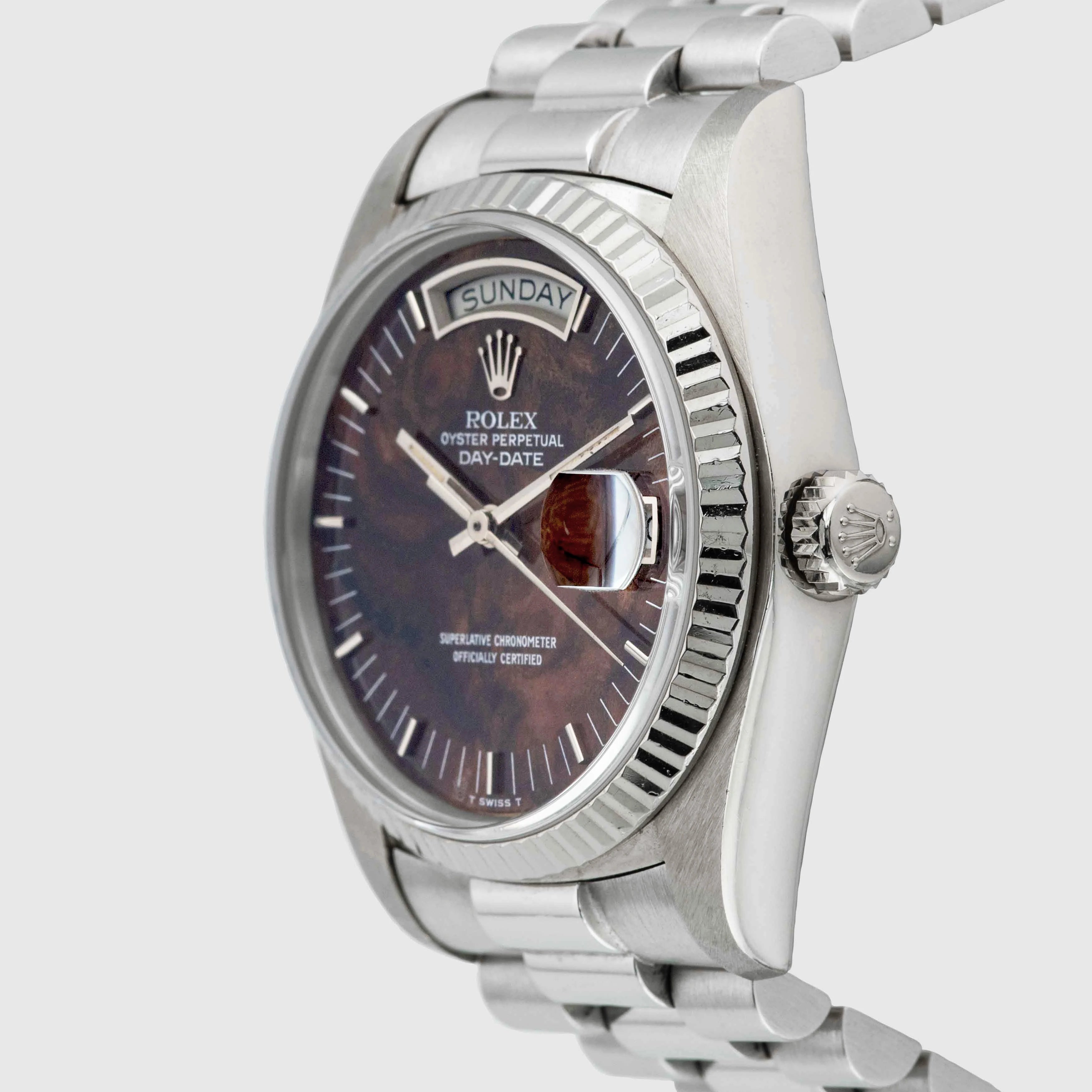 1979 Rolex Day Date Burl Wood Ref. 18039