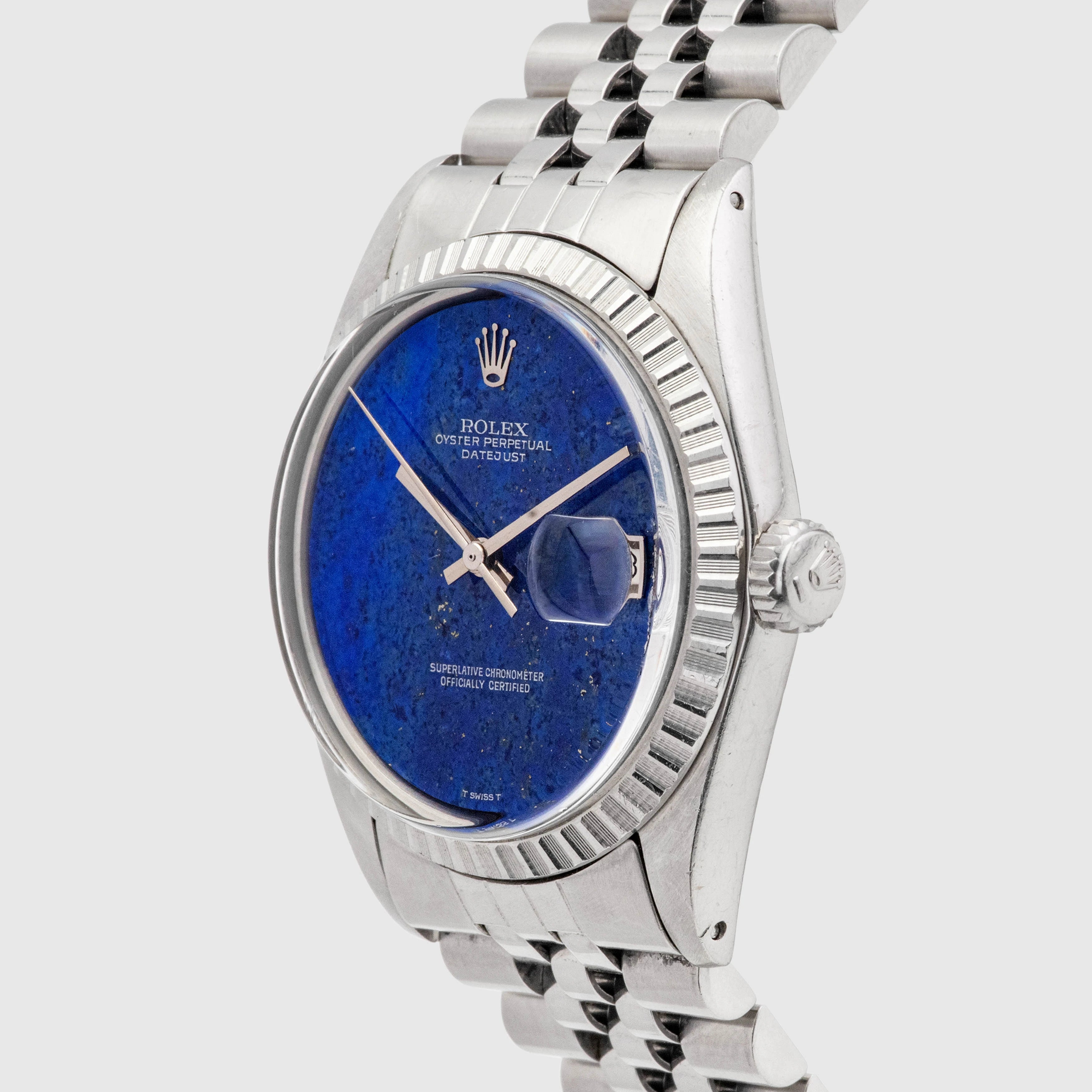 1974 Rolex Datejust Stainless Steel Lapis Dial Ref. 1603