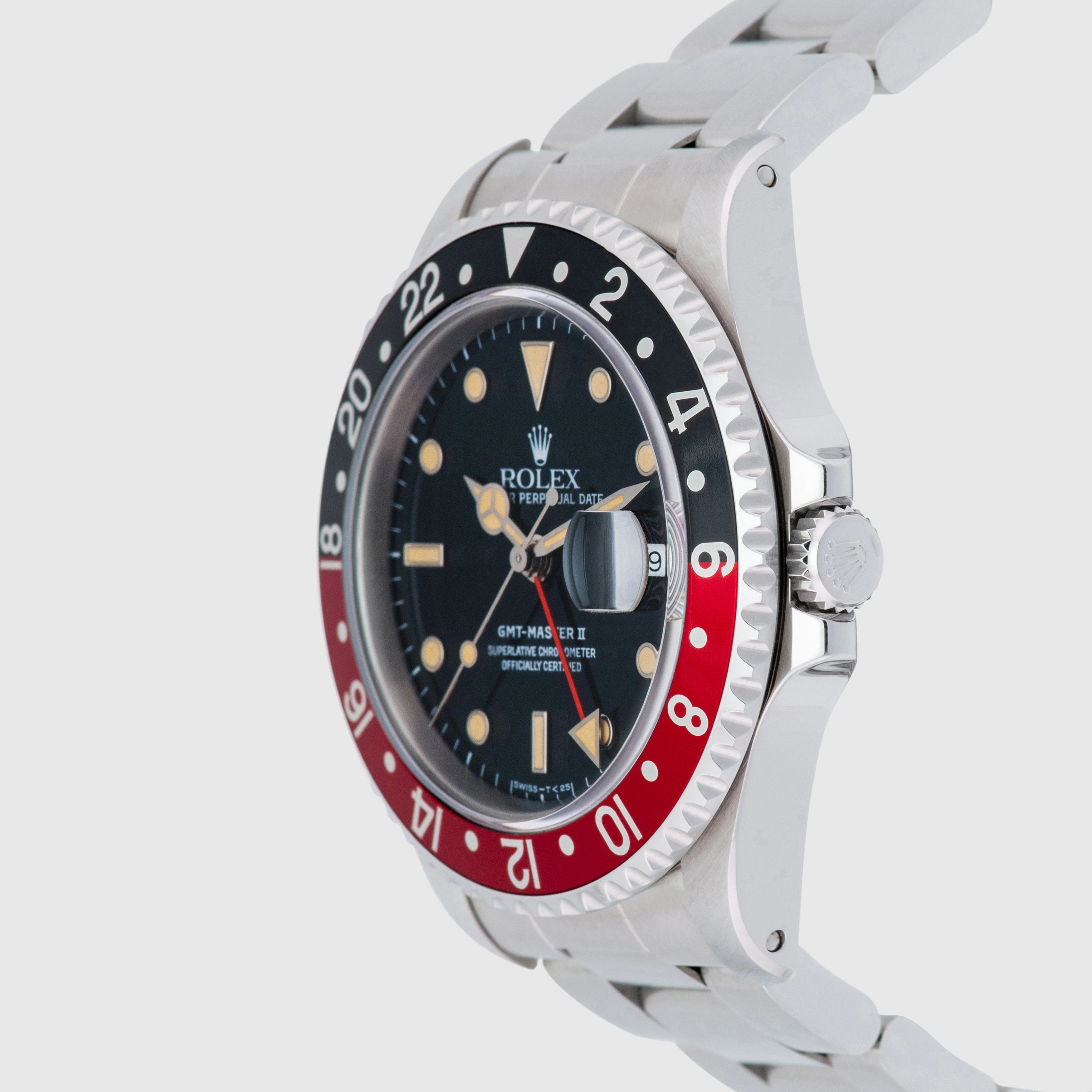 1991 Rolex GMT Master II 'Coke' Oyster Bracelet Ref. 16710 (Full Set)