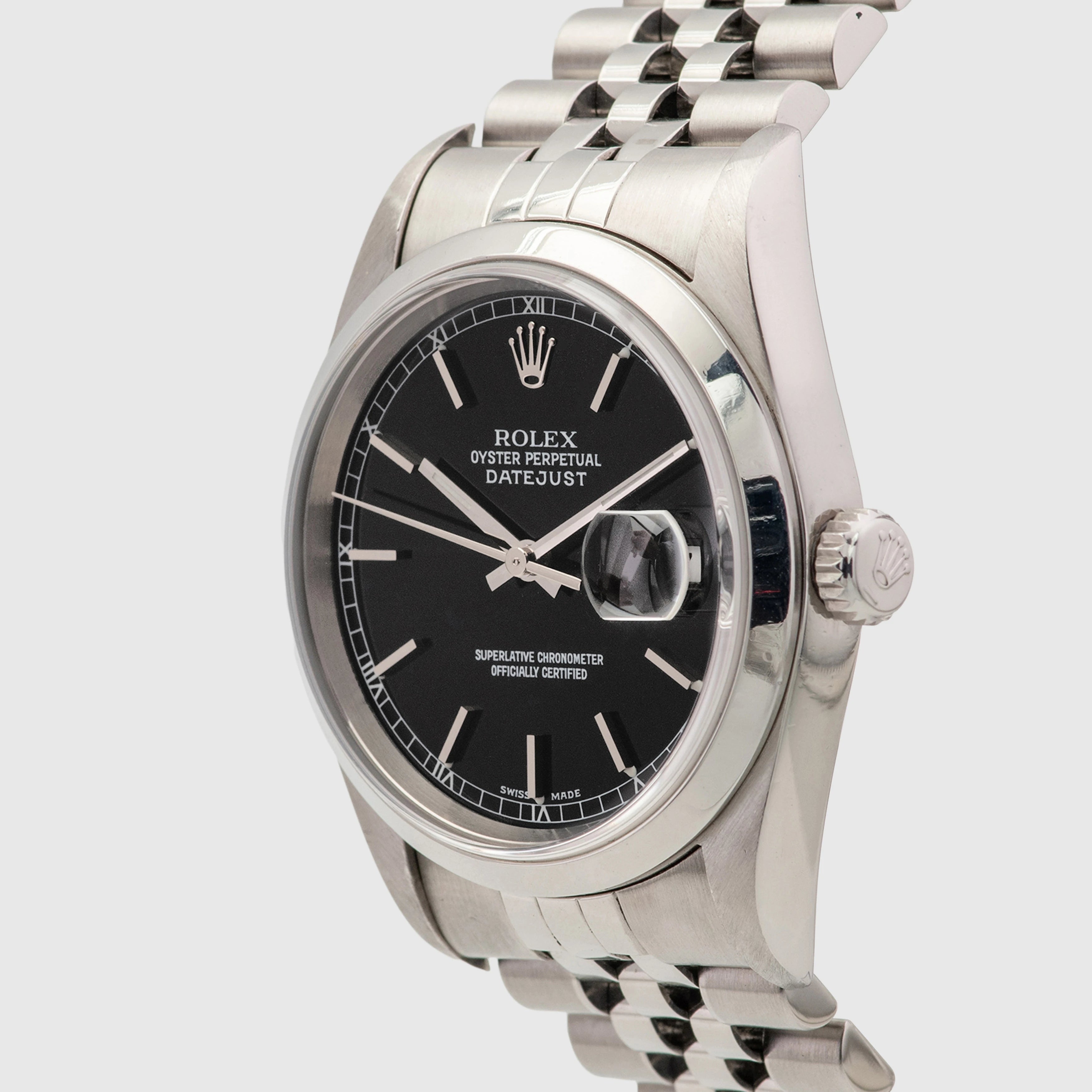 2004 Rolex Datejust Black Dial Ref. 16200