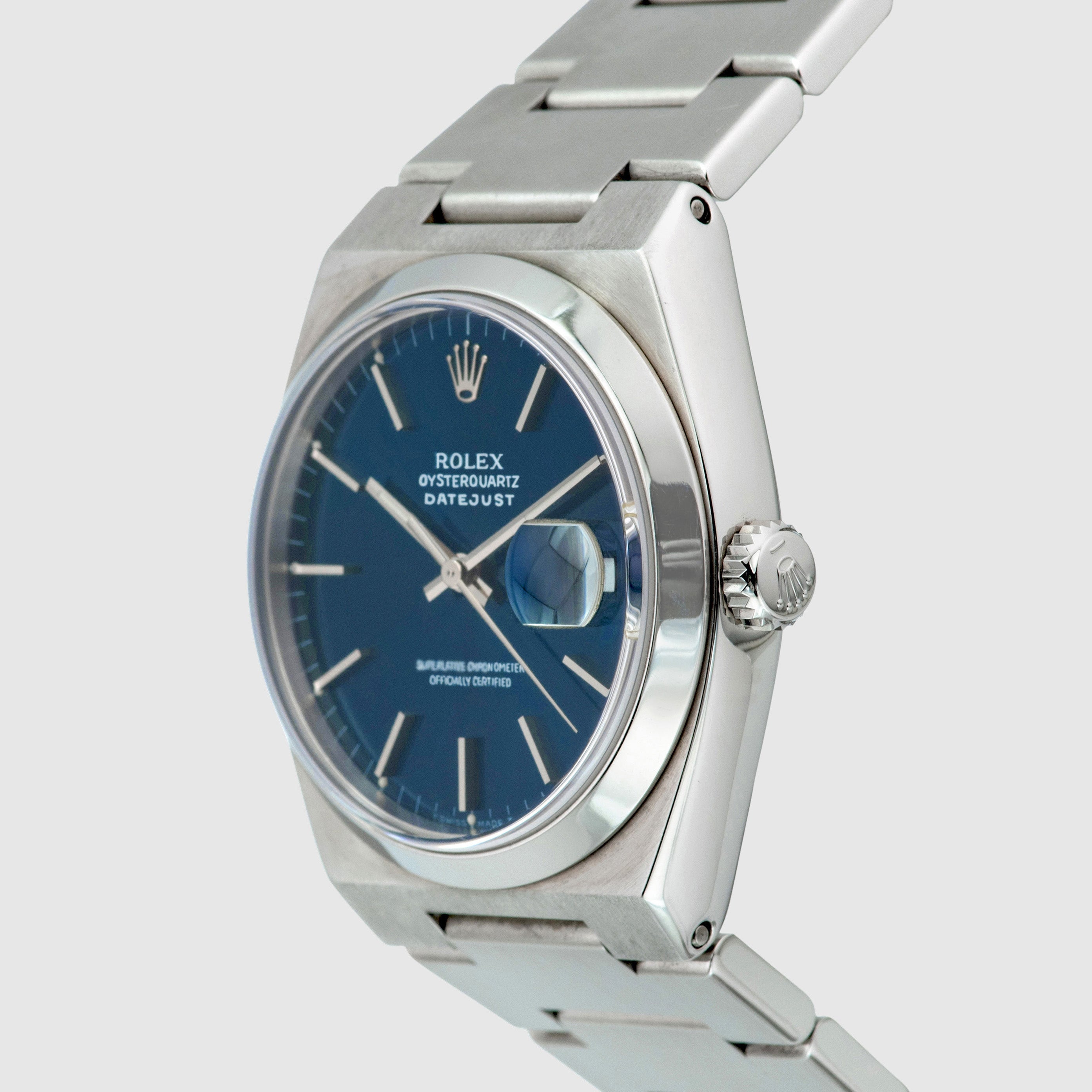 1997 Rolex Oysterquartz Blue Dial Ref. 17000