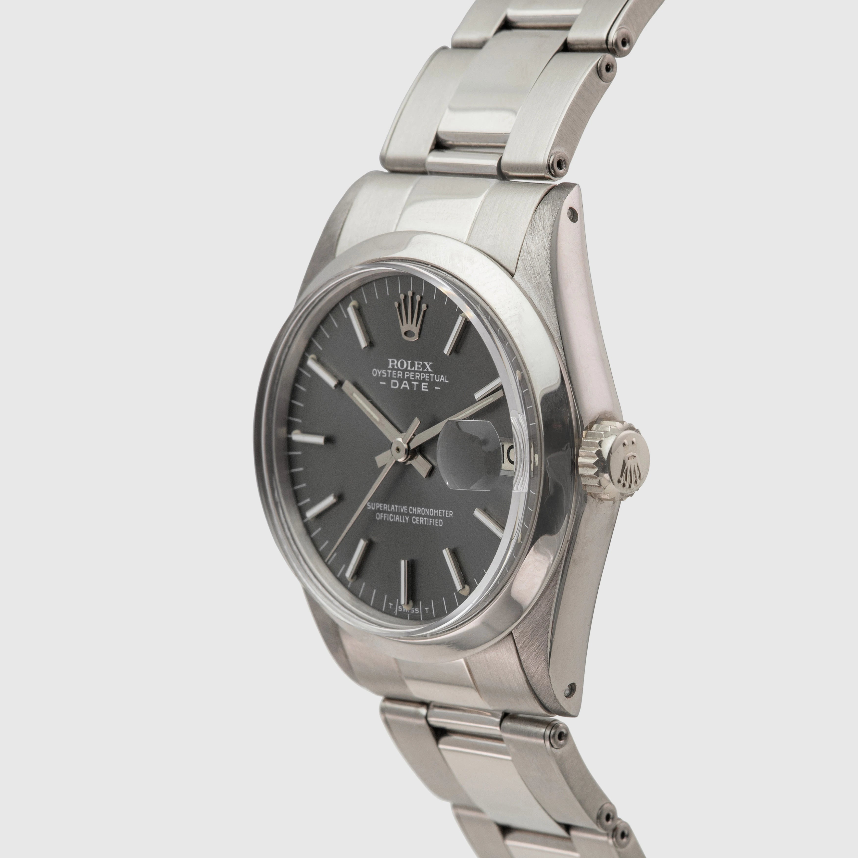 1972 Rolex Oyster Perpetual Date 31 White Gold Rivetted Oyster Ref. 6824 (Like New)