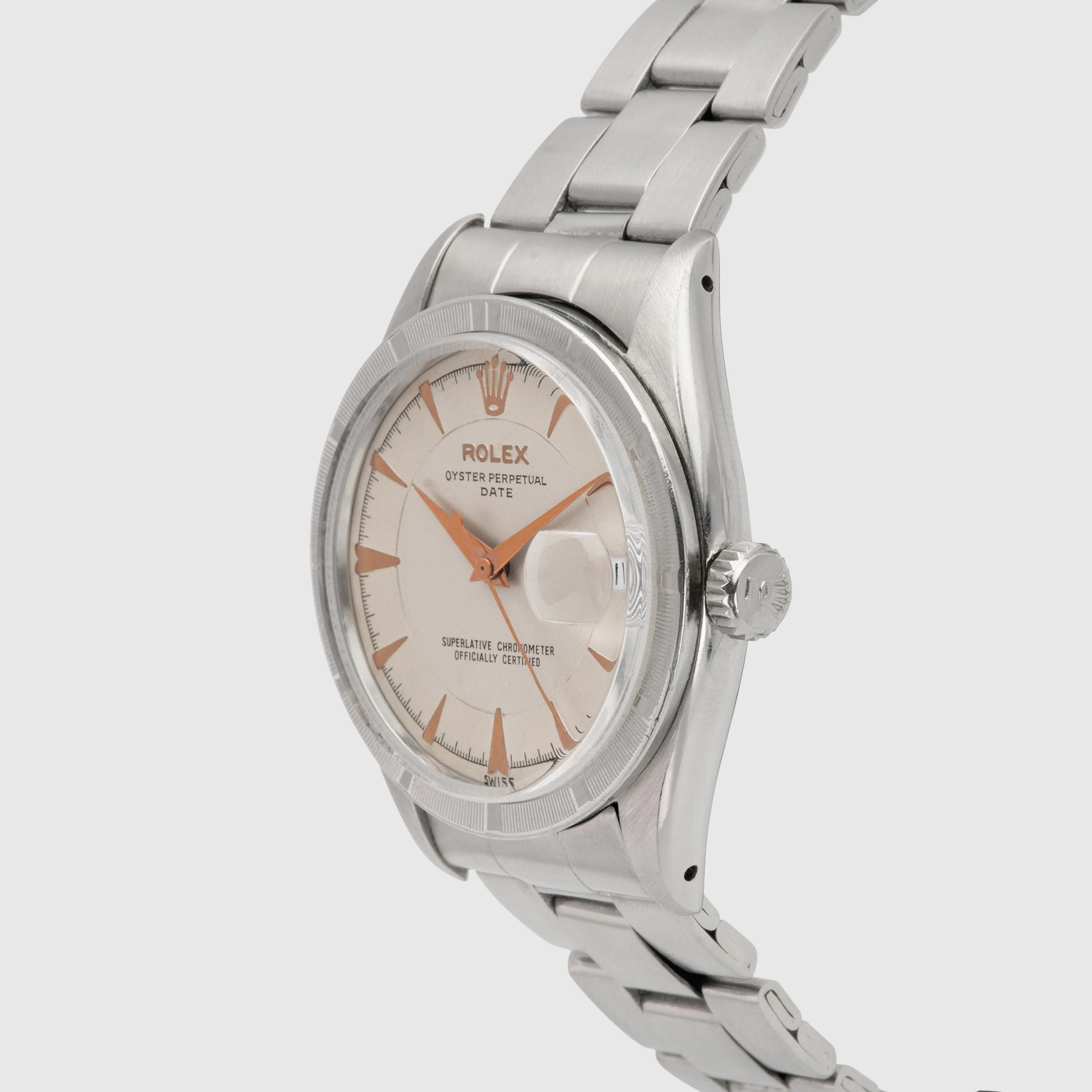 1959 Rolex Oyster Perpetual Date White Dial Ref. 6535
