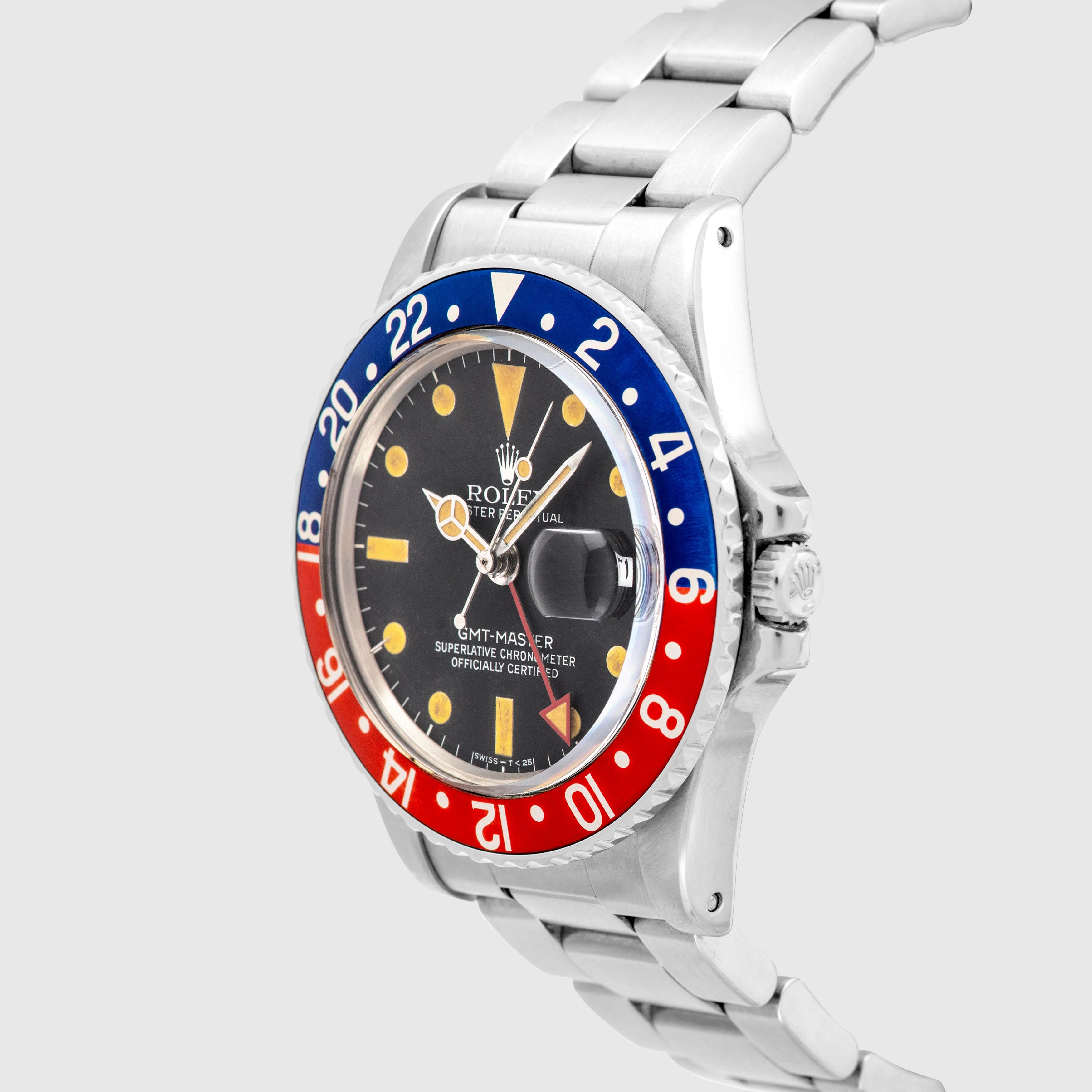 1979 Rolex GMT Master Pepsi Arabic Date Ref. 1675 (with Seddiqi Papers)
