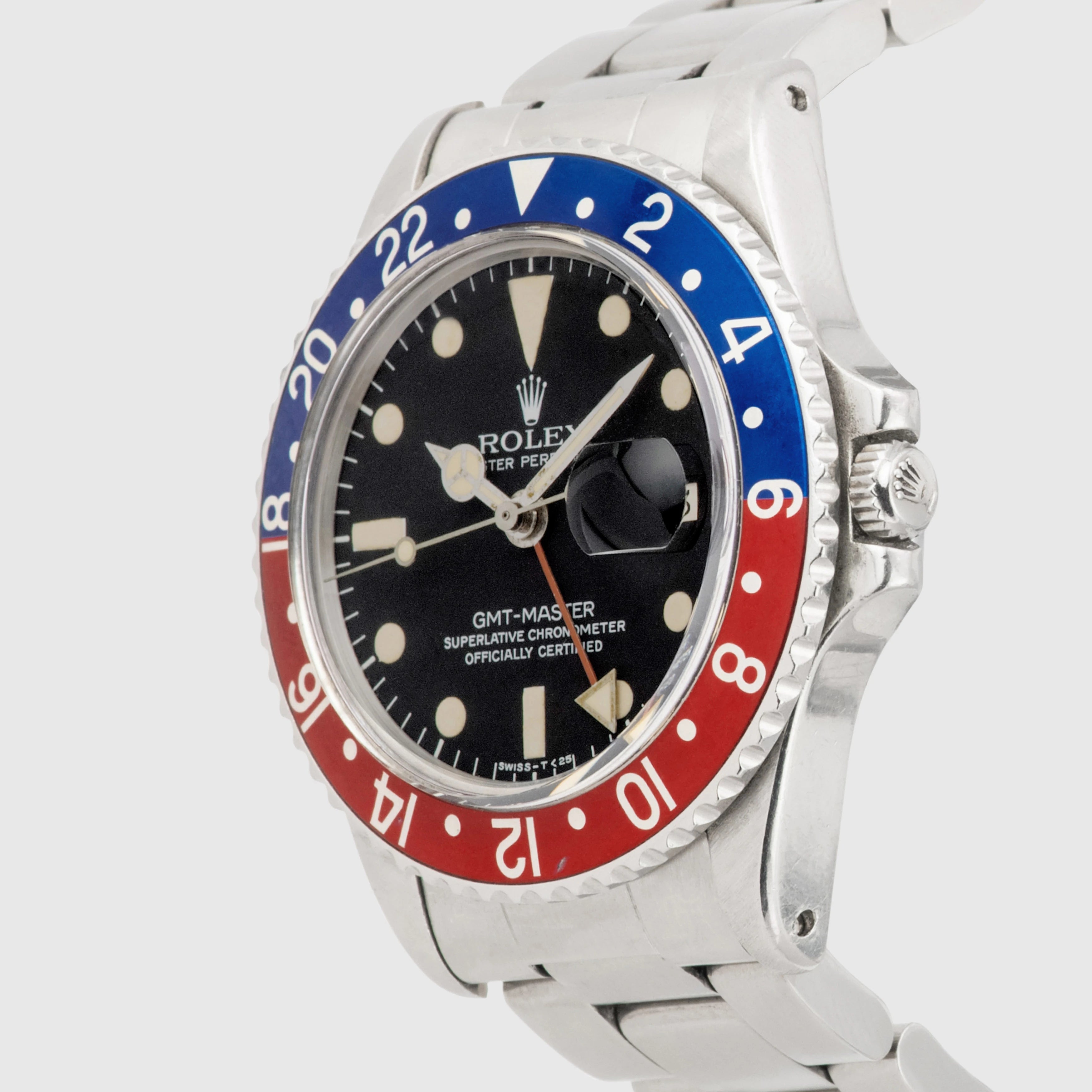 1978 Rolex GMT Master Pepsi Stainless Steel Ref. 1675