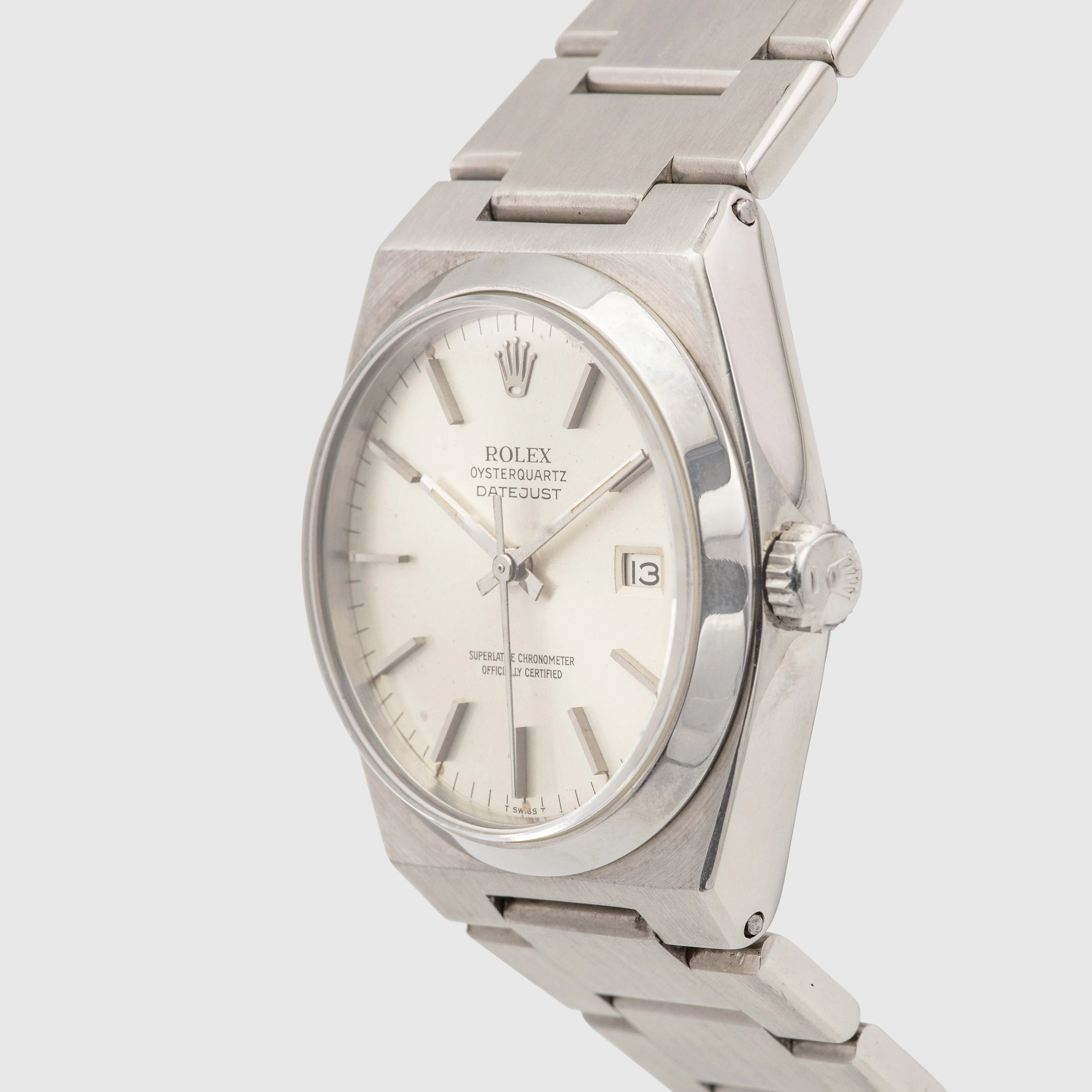 1979 Rolex Datejust Oysterquartz Silver Dial Ref. 17000