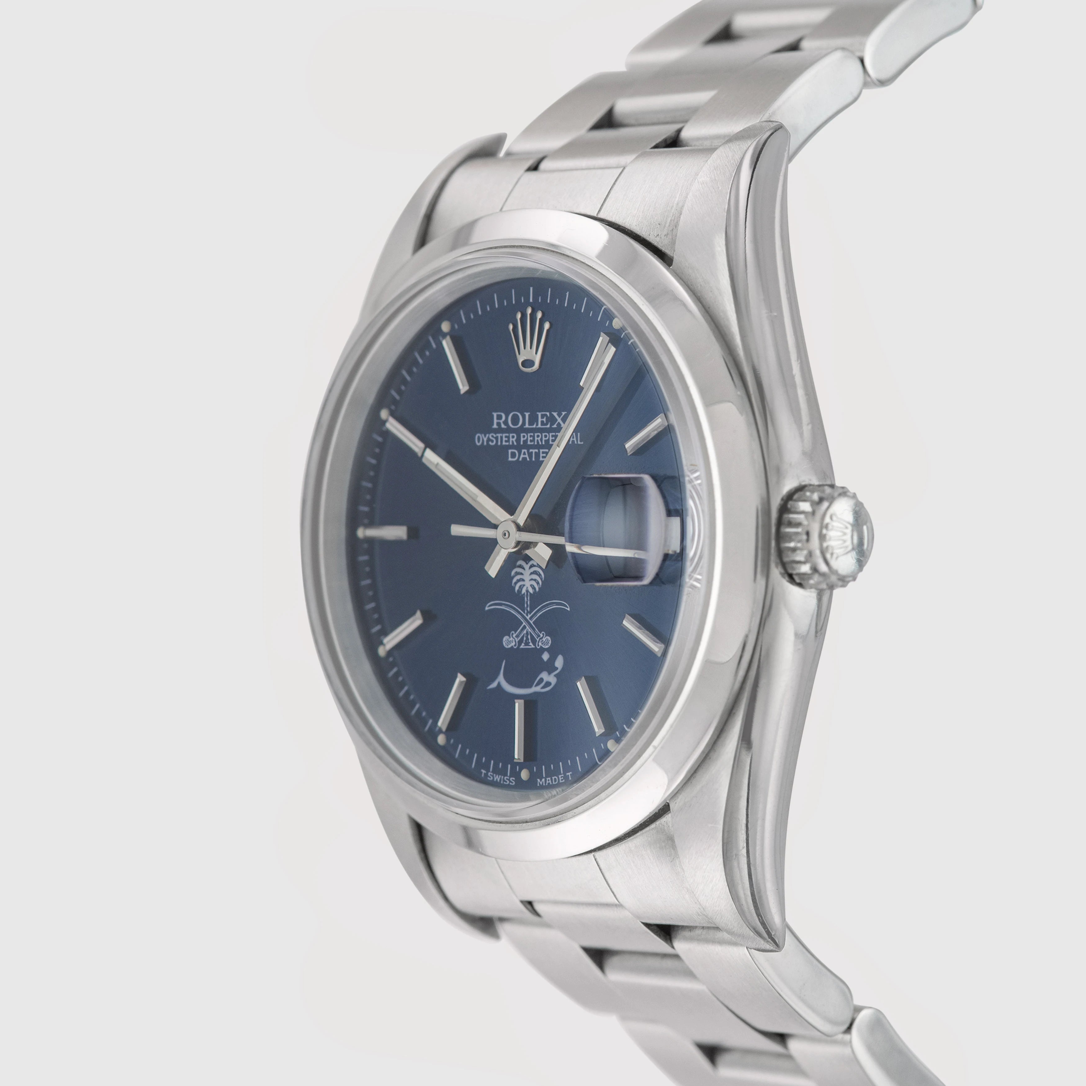 1991 Rolex Oyster Perpetual Date Saudi Logo 'Fahd' Ref. 15200